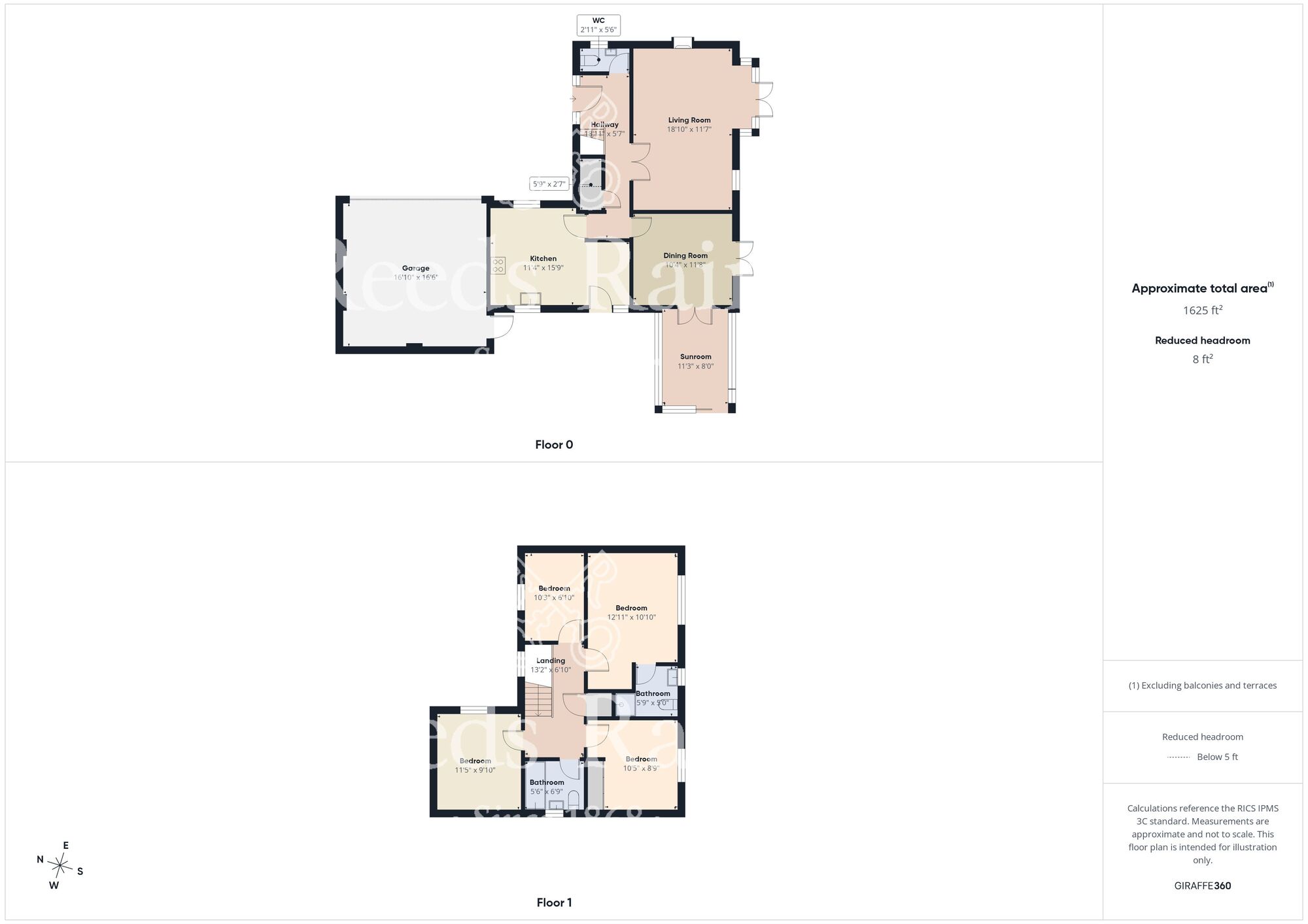 Floorplan of 4 bedroom Detached House for sale, Plantation View, Bridlington, East Yorkshire, YO16