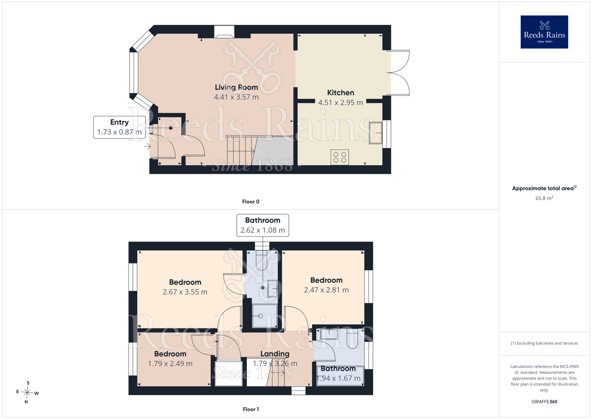 Floorplan of 3 bedroom Detached House for sale, Rochester Drive, Burnley, BB10