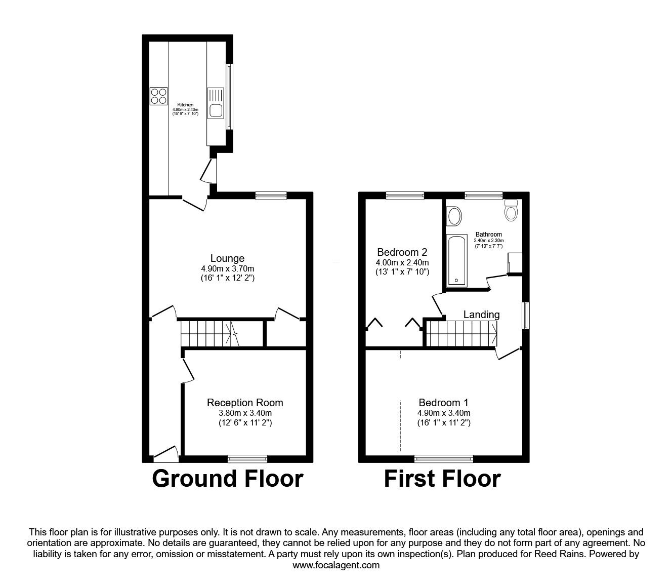 2 bedroom End Terrace House for sale, Burns Street, Padiham, BB12 £95,000