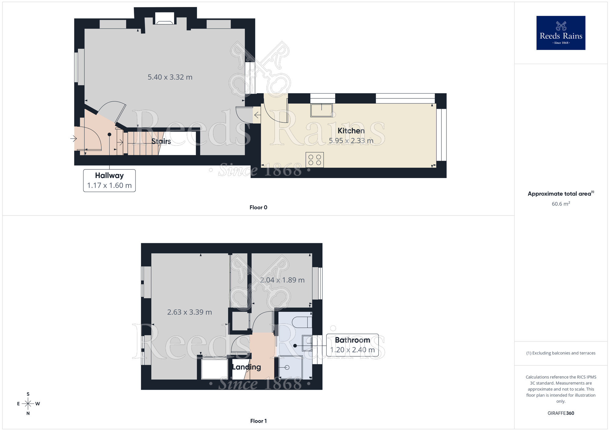 Floorplan of 2 bedroom Mid Terrace House for sale, Heyhead Street, Brierfield, Lancashire, BB9