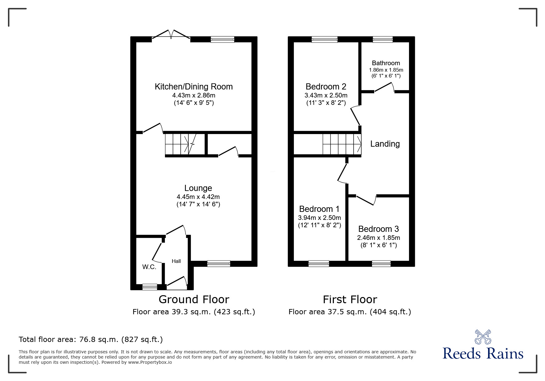 Floorplan of 3 bedroom Detached House for sale, Barden Lane, Burnley, Lancashire, BB10