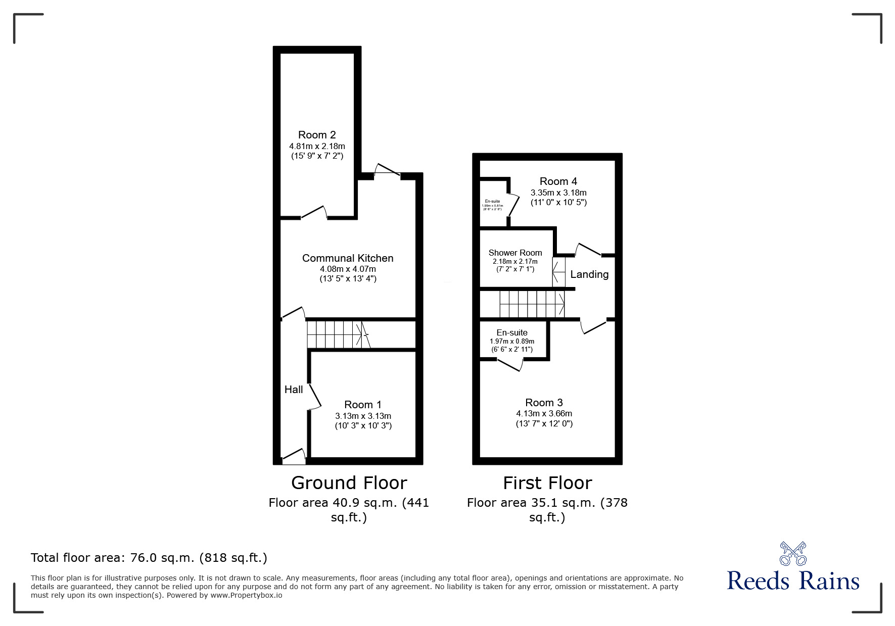 Floorplan of 1 bedroom Room to rent, Tay Street, Burnley, Lancashire, BB11