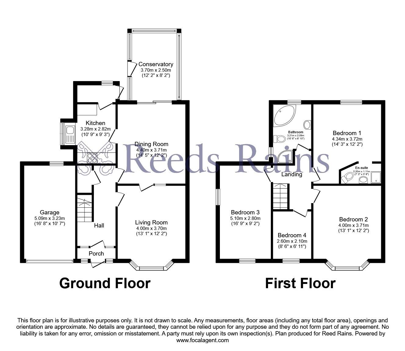 Floorplan of 4 bedroom Semi Detached House for sale, Moorland Drive, Brierfield, Lancashire, BB9