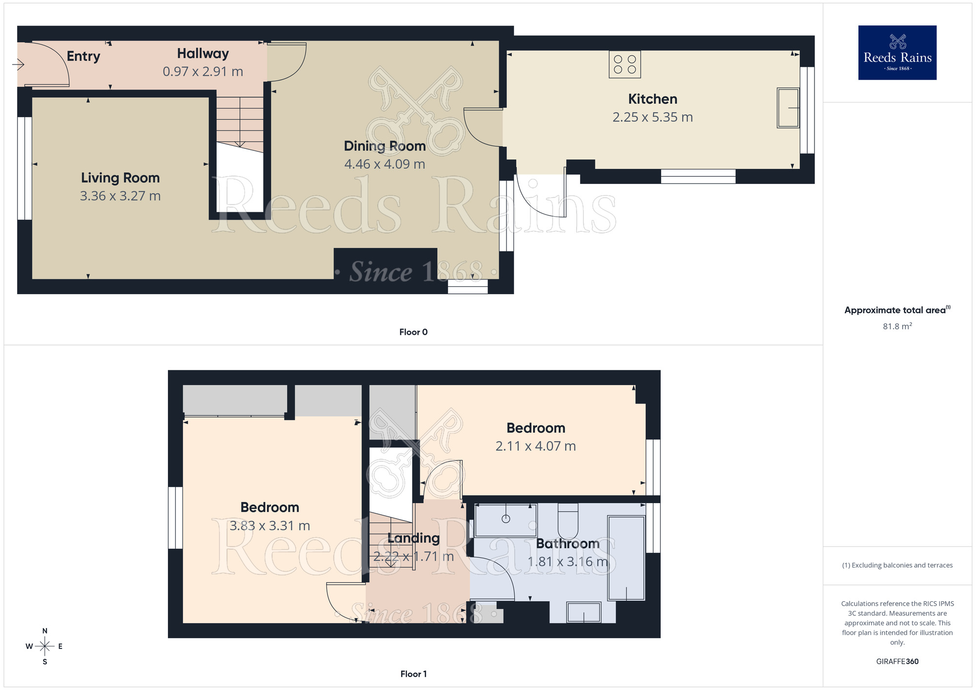 Floorplan of 2 bedroom Mid Terrace House for sale, Burnley Road, Cliviger, Lancashire, BB10