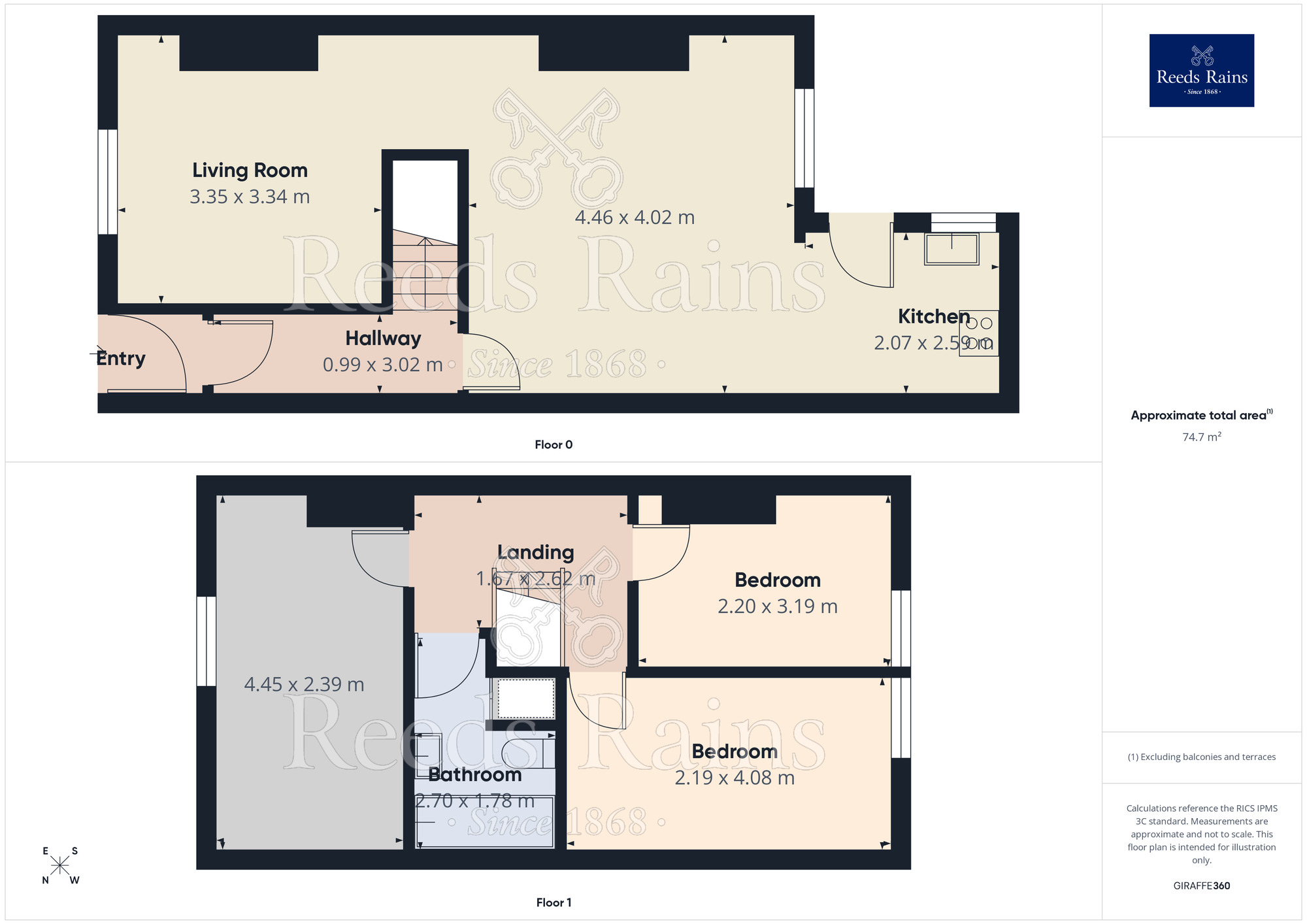 Floorplan of 3 bedroom Mid Terrace House for sale, Marlborough Street, Burnley, Lancashire, BB11