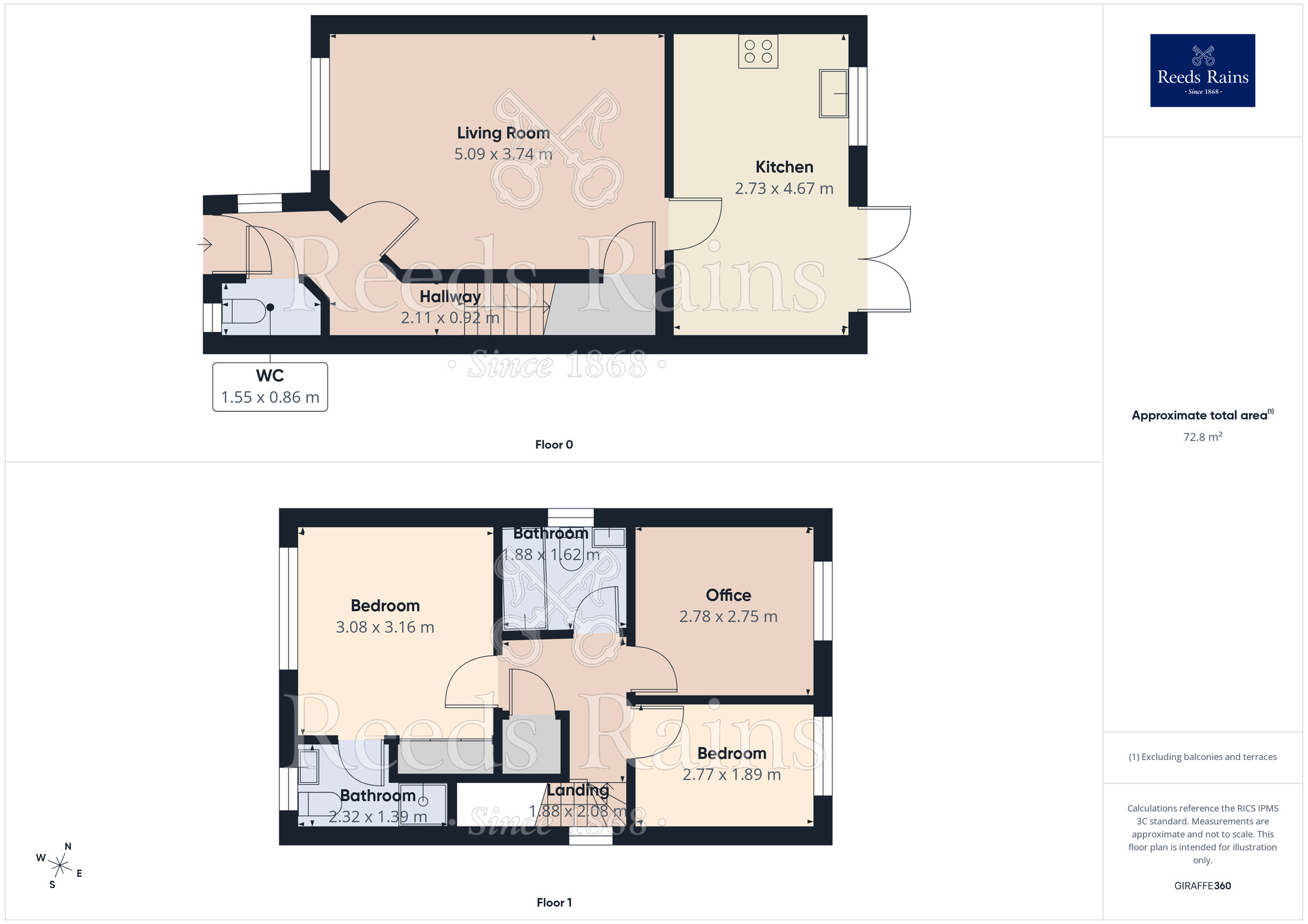 Floorplan of 3 bedroom Detached House for sale, Maden Fold Close, Lancashire, BB12