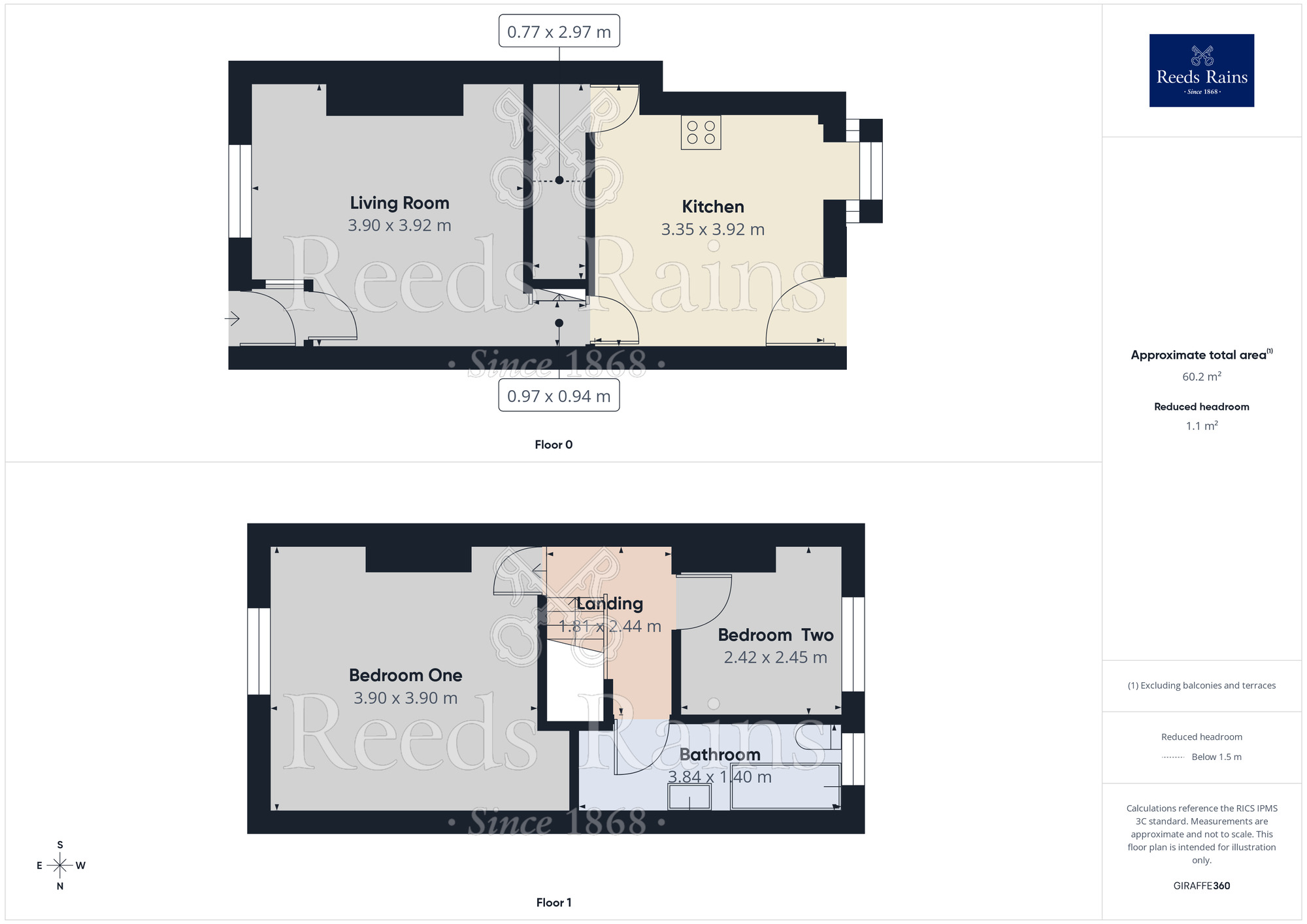 Floorplan of 2 bedroom Mid Terrace House for sale, Beech Street, Padiham, Lancashire, BB12