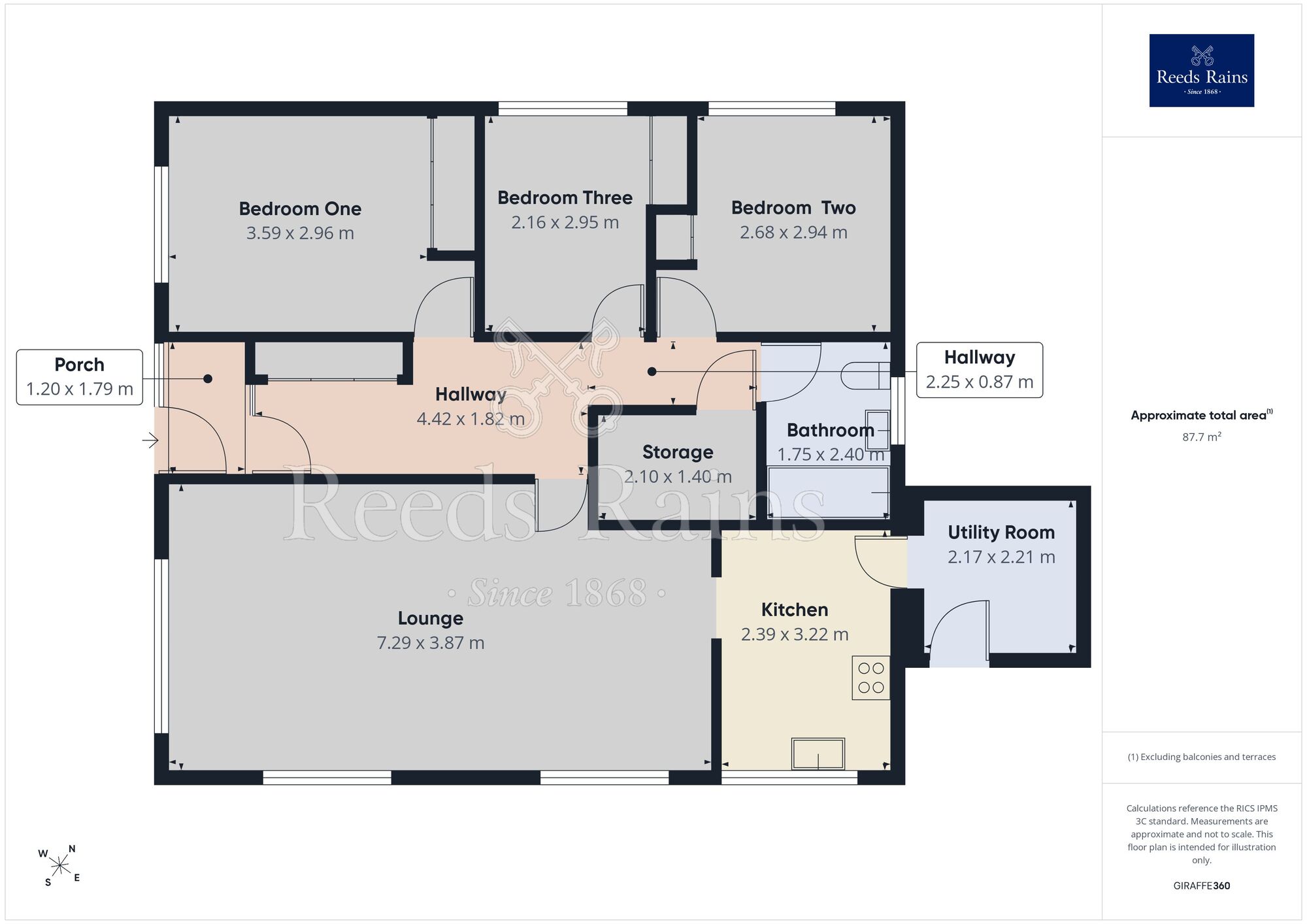 Floorplan of 3 bedroom House to rent, Padiham Road, Burnley, Lancashire, BB12