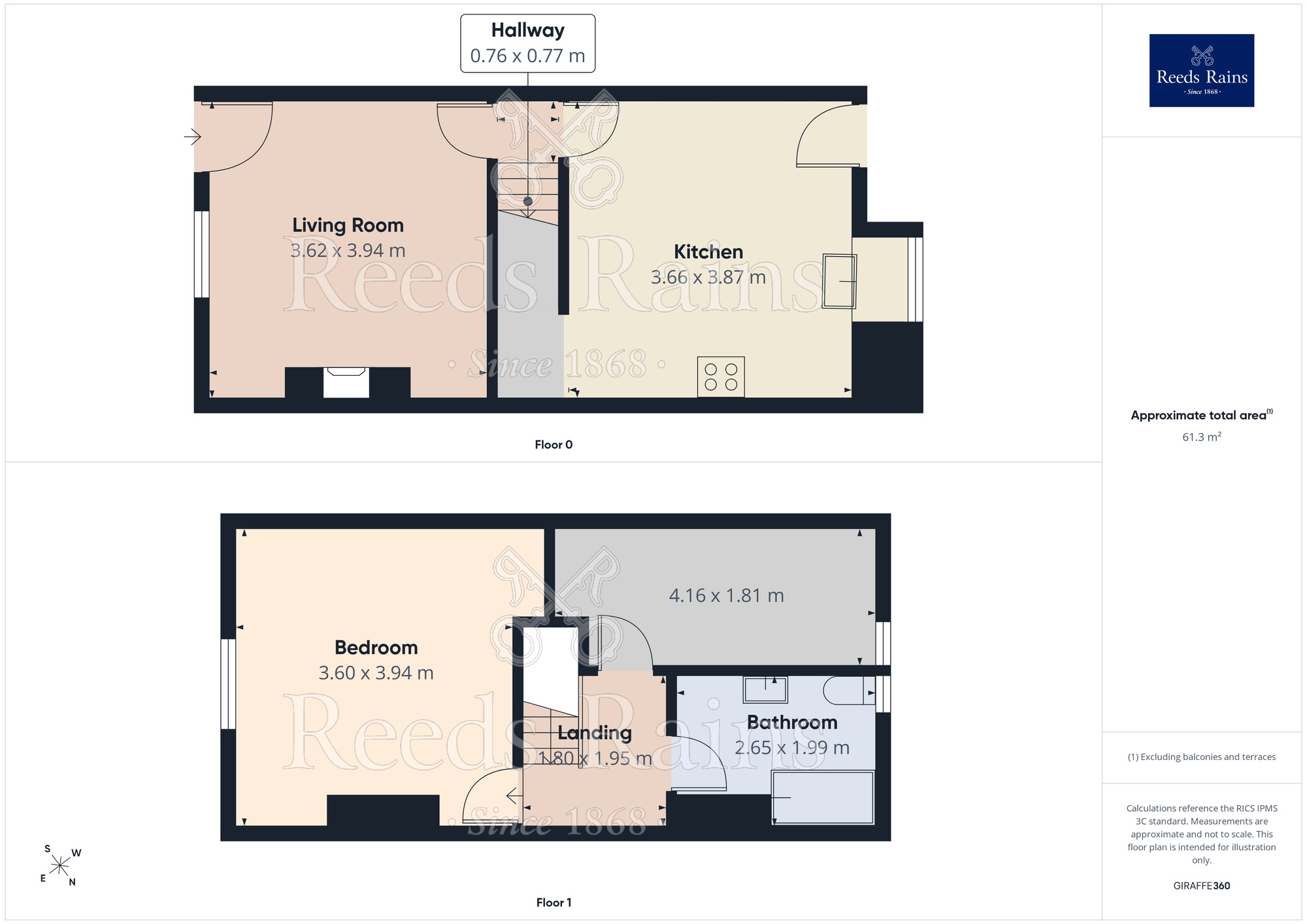 Floorplan of 2 bedroom Mid Terrace House for sale, Eldwick Street, Burnley, Lancashire, BB10