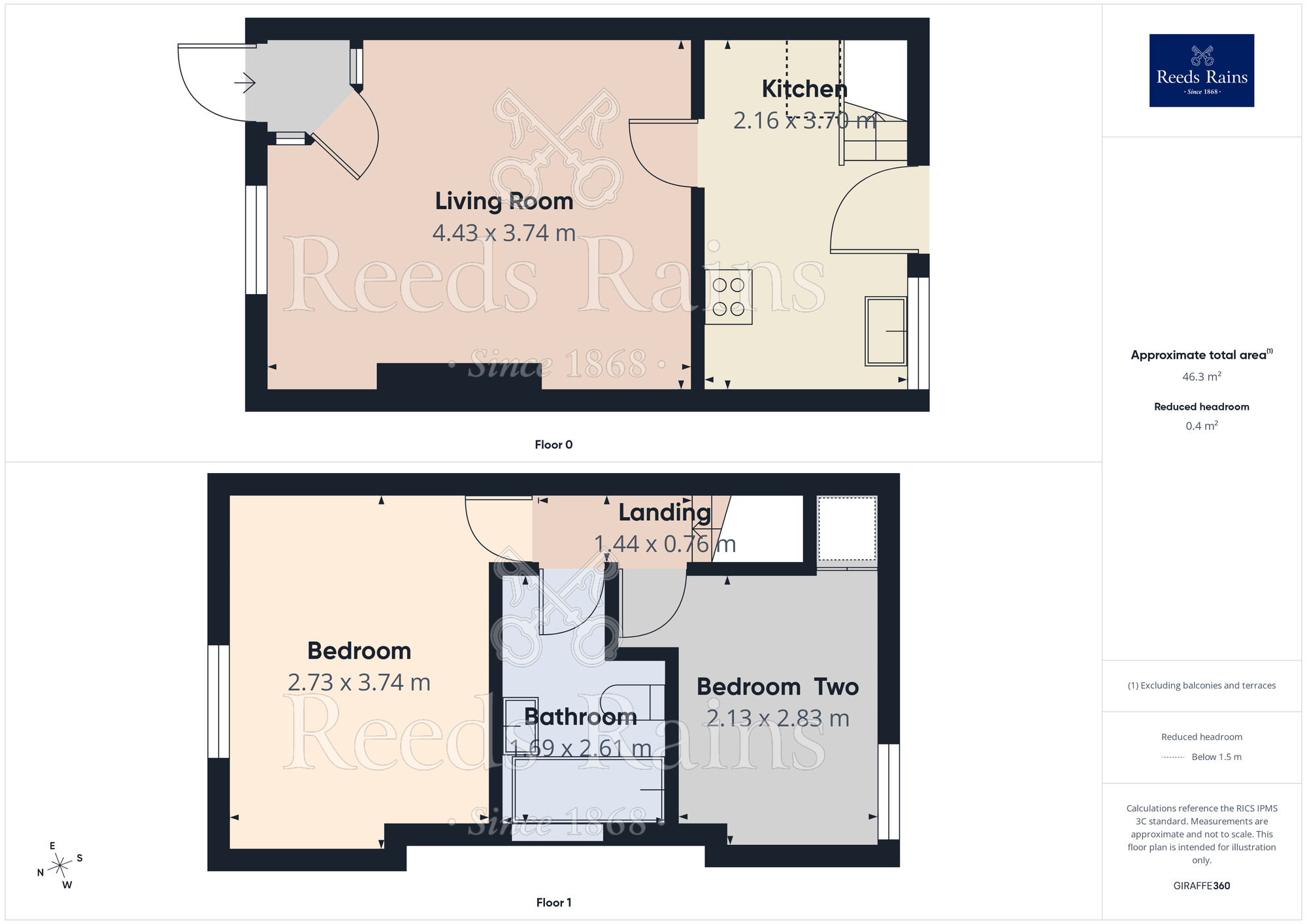 Floorplan of 2 bedroom Mid Terrace House for sale, Rawson Street, Burnley, Lancashire, BB10