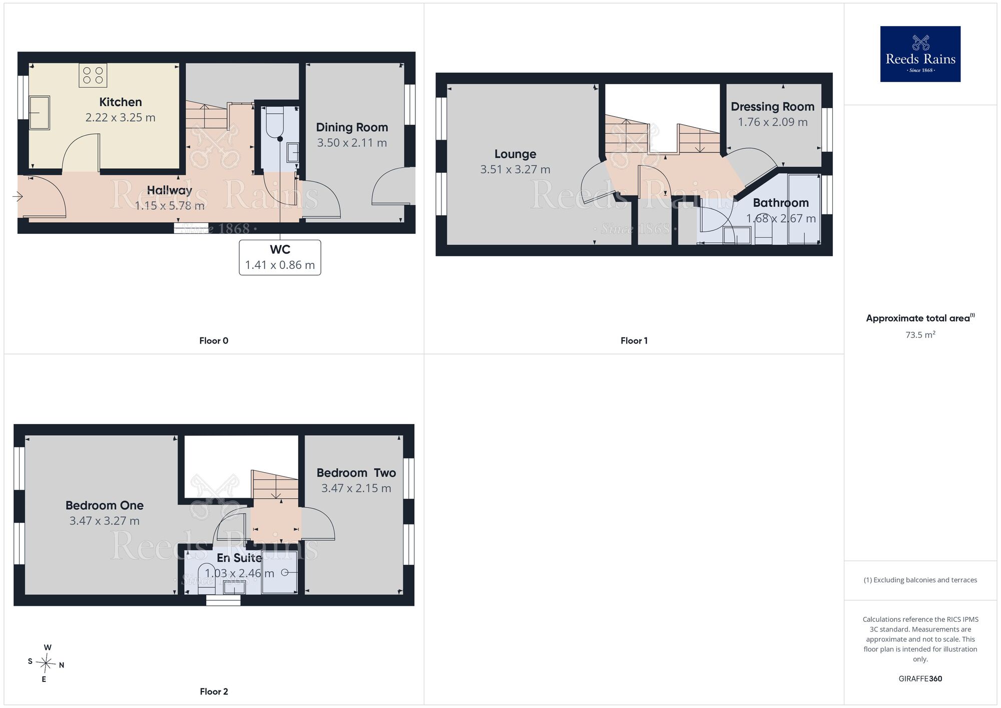 Floorplan of 2 bedroom Semi Detached House to rent, Apex Close, Burnley, Lancashire, BB11
