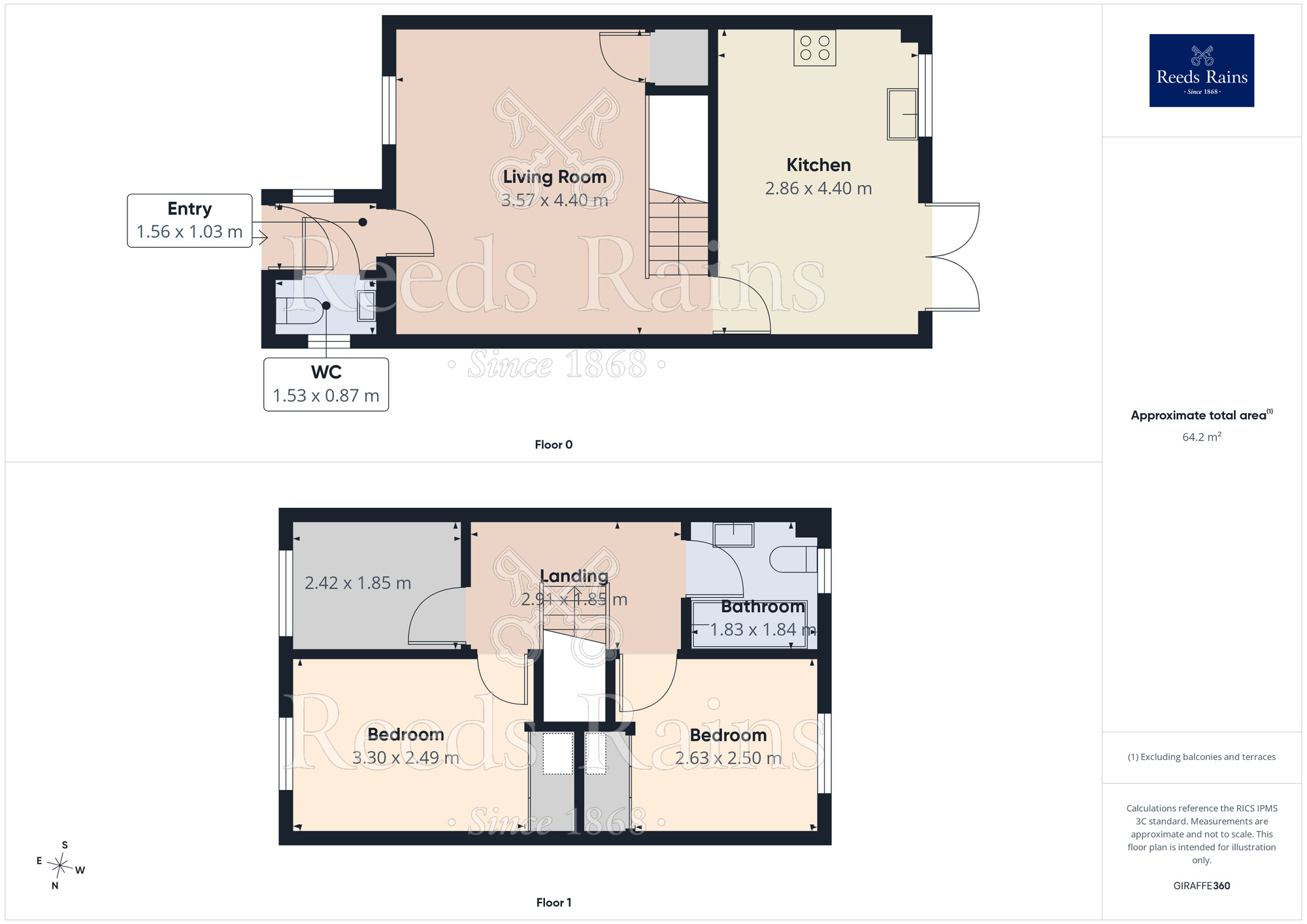 Floorplan of 3 bedroom Detached House for sale, Barden Lane, Burnley, Lancashire, BB10