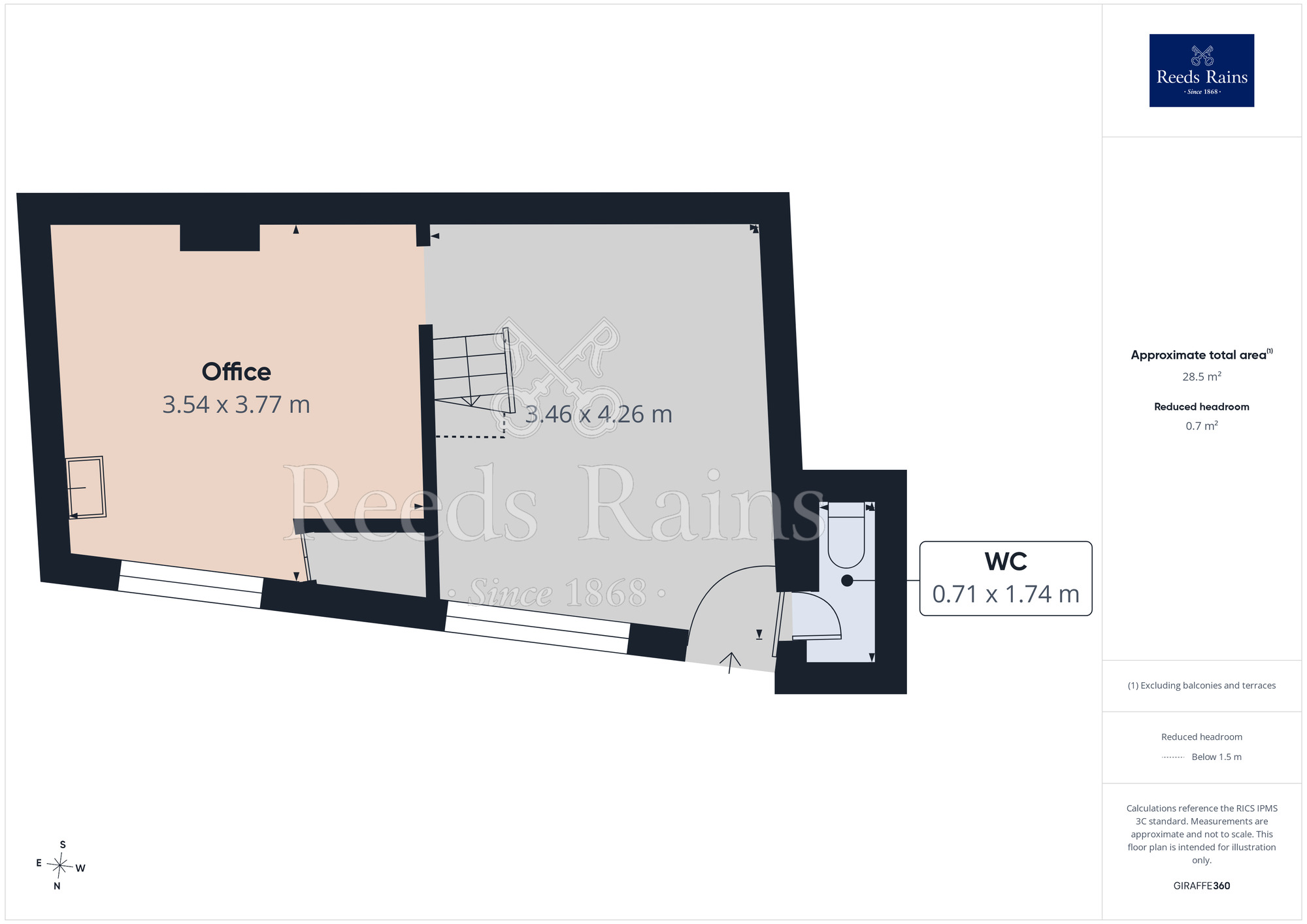 Floorplan of Detached Garage for sale, Bright Street, Burnley, Lancashire, BB10