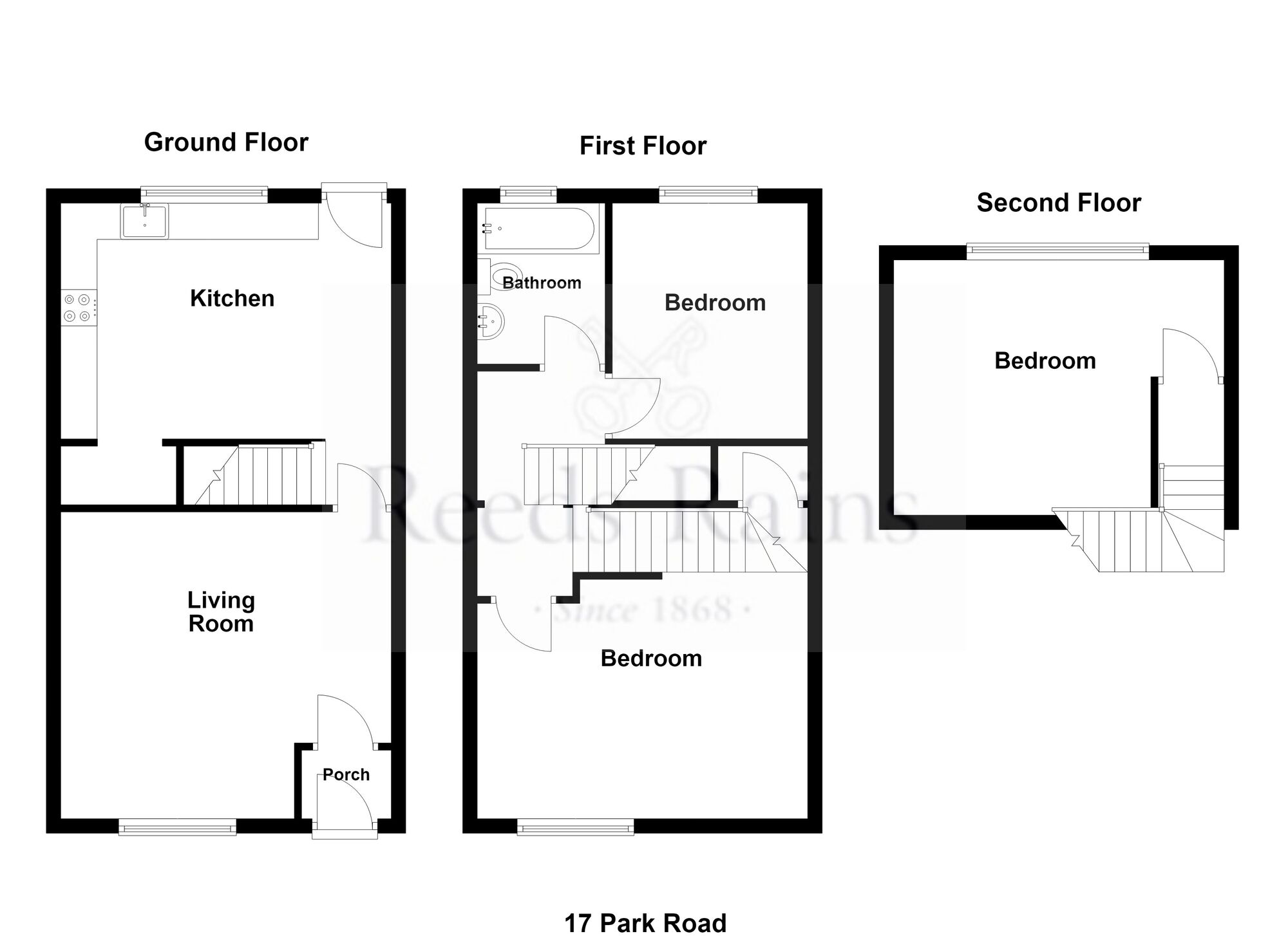 Floorplan of 3 bedroom Mid Terrace House for sale, Park Road, Ramsbottom, Greater Manchester, BL0