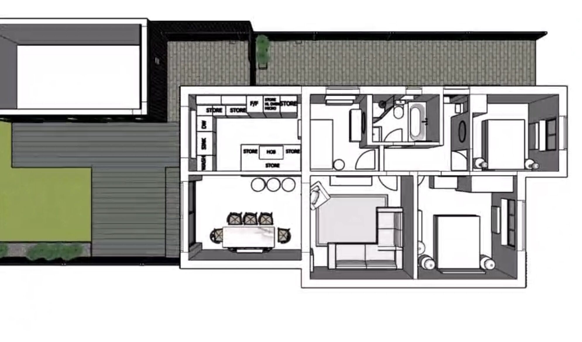 Floorplan of 3 bedroom Semi Detached Bungalow for sale, Haworth Avenue, Ramsbottom, Greater Manchester, BL0