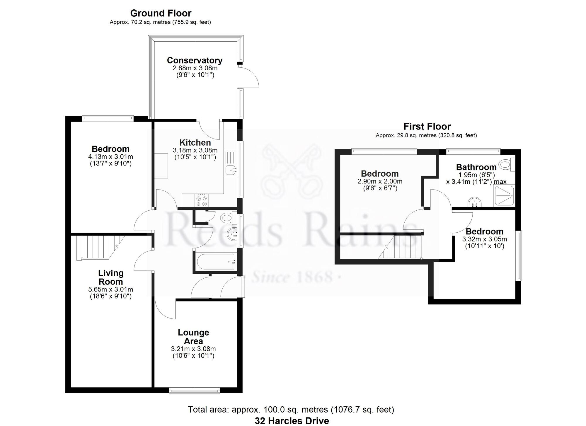 Floorplan of 4 bedroom Semi Detached Bungalow for sale, Harcles Drive, Ramsbottom, Greater Manchester, BL0