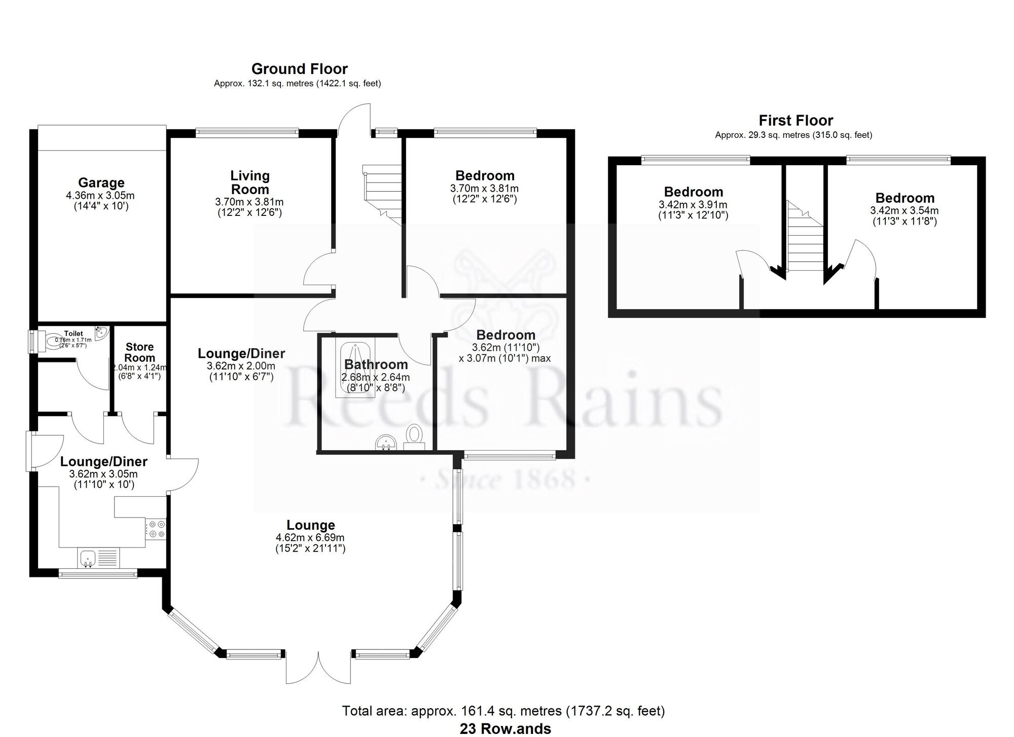 Floorplan of 4 bedroom Semi Detached House for sale, Rowlands Road, Bury, Greater Manchester, BL9