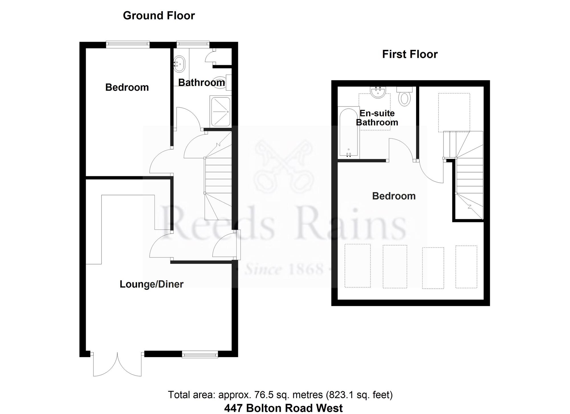 Floorplan of 2 bedroom Flat for sale, Bolton Road West, Ramsbottom, Greater Manchester, BL0