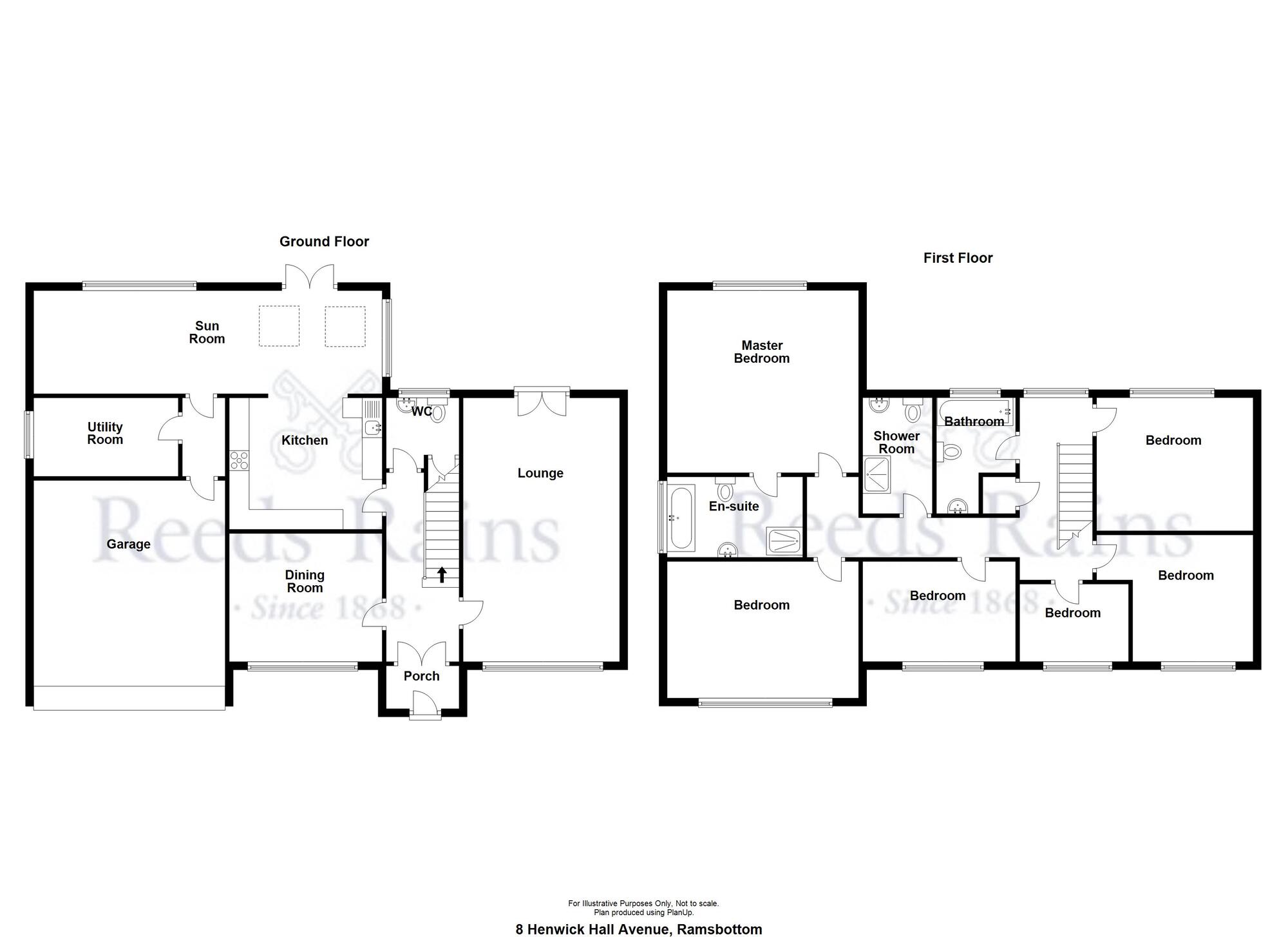 Floorplan of 6 bedroom Detached House for sale, Henwick Hall Avenue, Ramsbottom, Greater Manchester, BL0