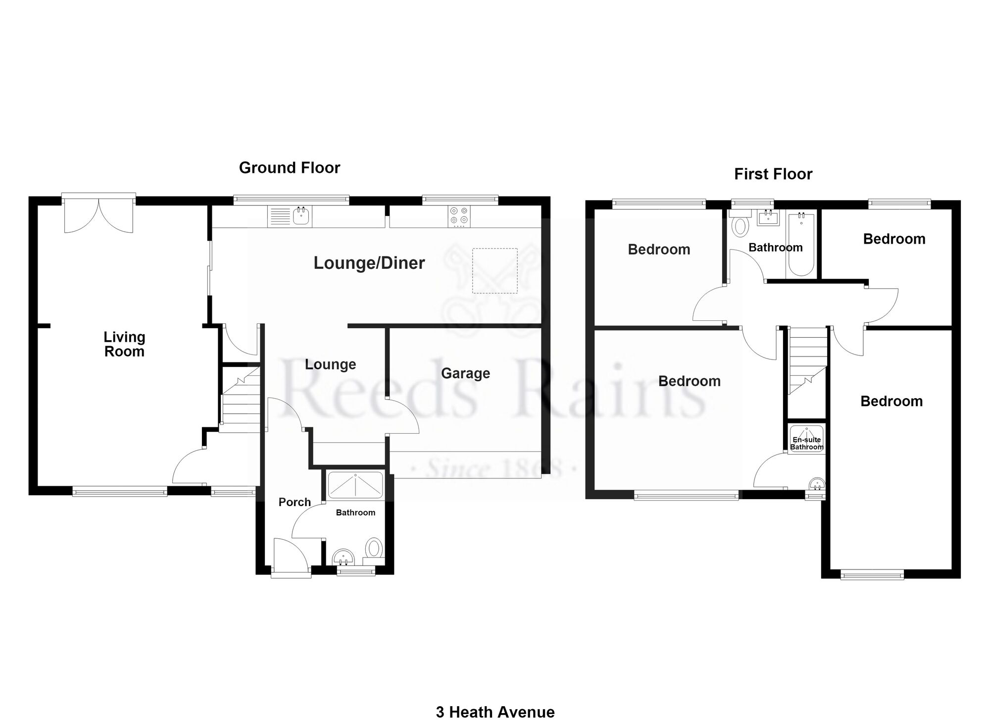 Floorplan of 4 bedroom Semi Detached House for sale, Heath Avenue, Ramsbottom, Greater Manchester, BL0