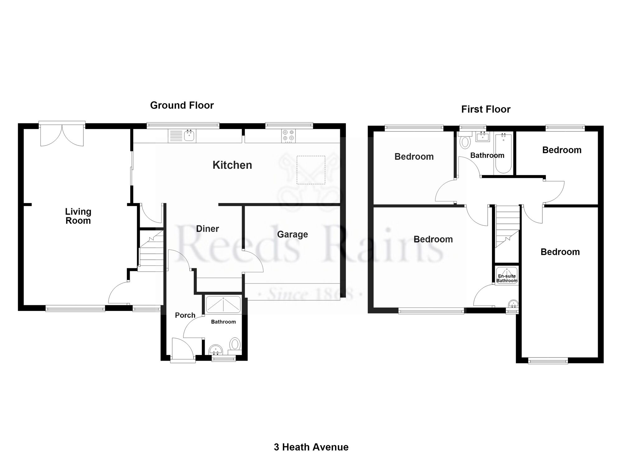 Floorplan of 4 bedroom Semi Detached House for sale, Heath Avenue, Ramsbottom, Greater Manchester, BL0