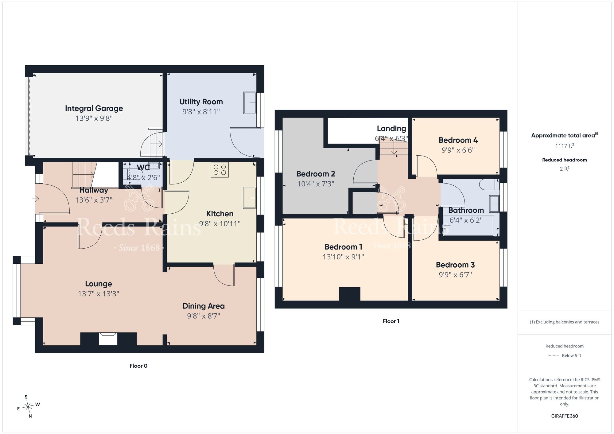 Floorplan of 4 bedroom Semi Detached House for sale, Brook Avenue, Carrickfergus, County Antrim, BT38