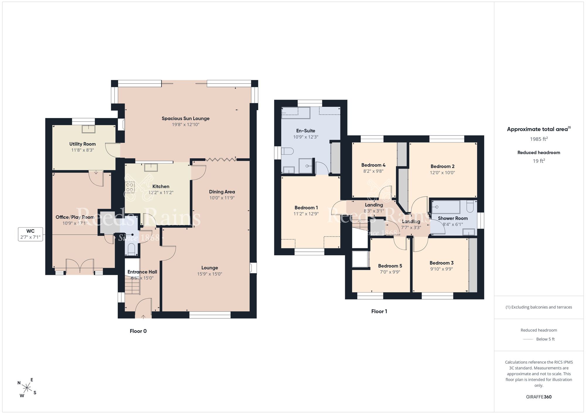 Floorplan of 5 bedroom Detached House for sale, Brackenridge Green, Carrickfergus, BT38