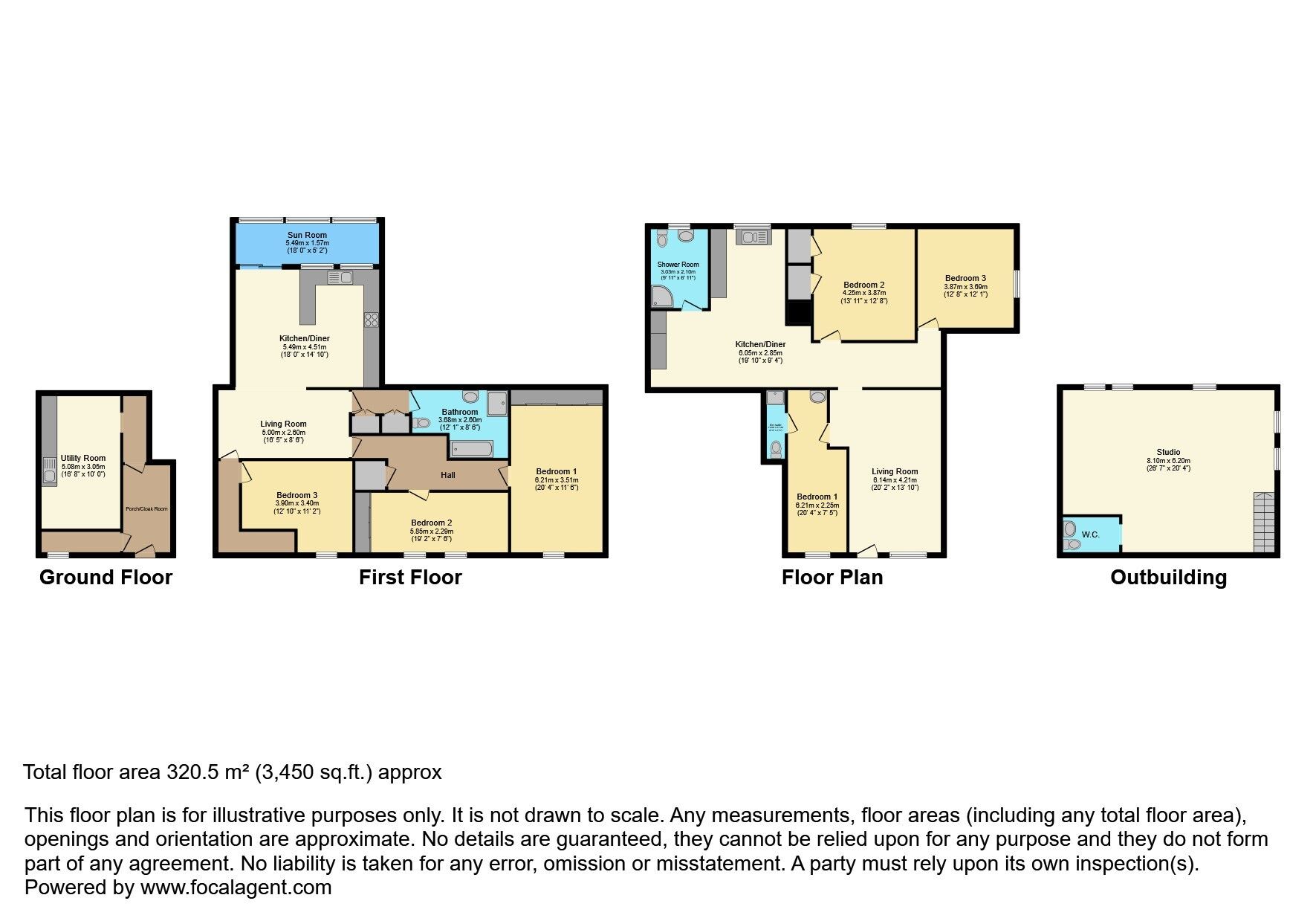 Floorplan of 5 bedroom Detached House for sale, Main Street, Ballycarry, County Antrim, BT38