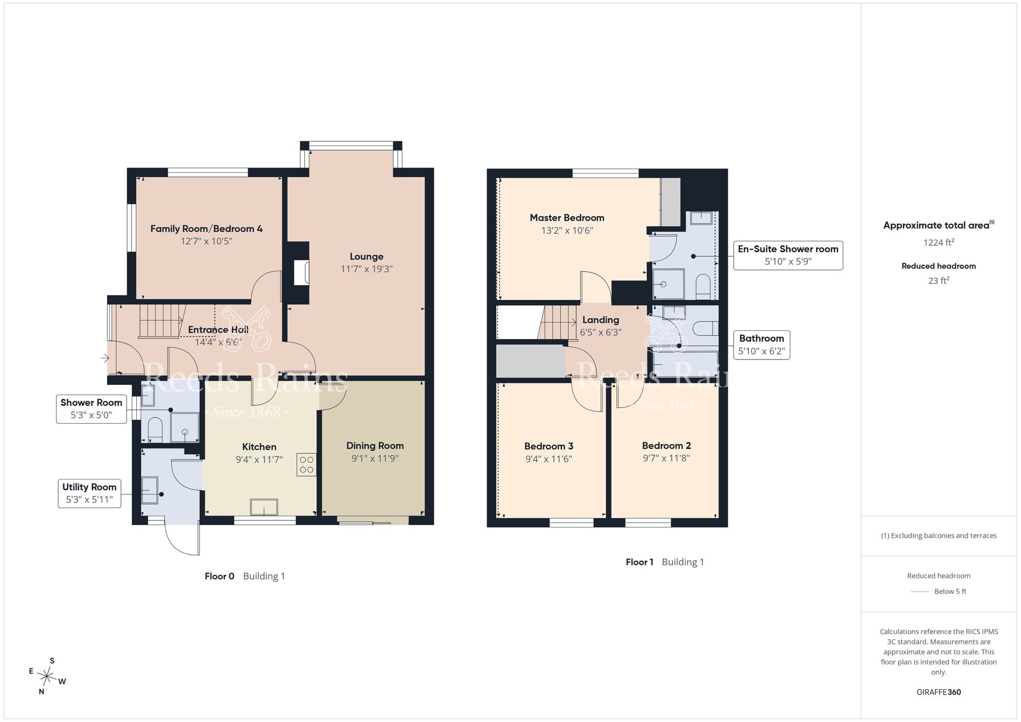 Floorplan of 3 bedroom Detached House for sale, Broadlands Park, Carrickfergus, County Antrim, BT38