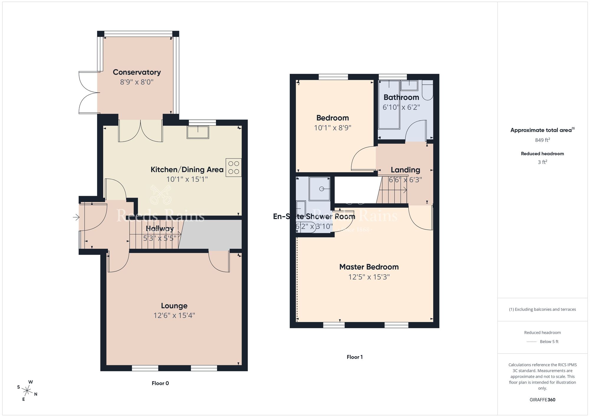 Floorplan of 2 bedroom End Terrace House for sale, Minorca Drive, Carrickfergus, County Antrim, BT38