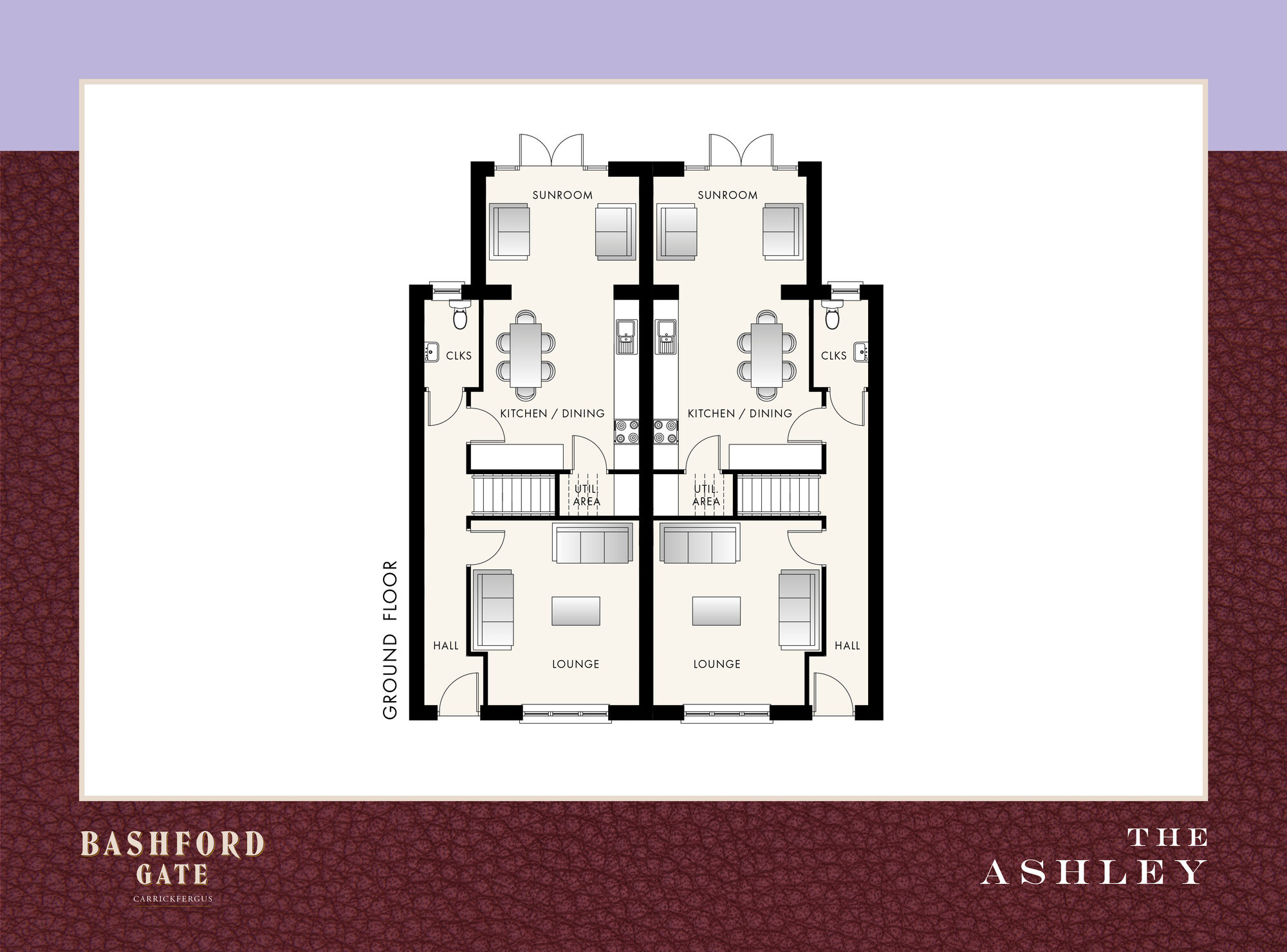 Floorplan of 3 bedroom Semi Detached House for sale, Bashford Gate, Carrickfergus, BT38