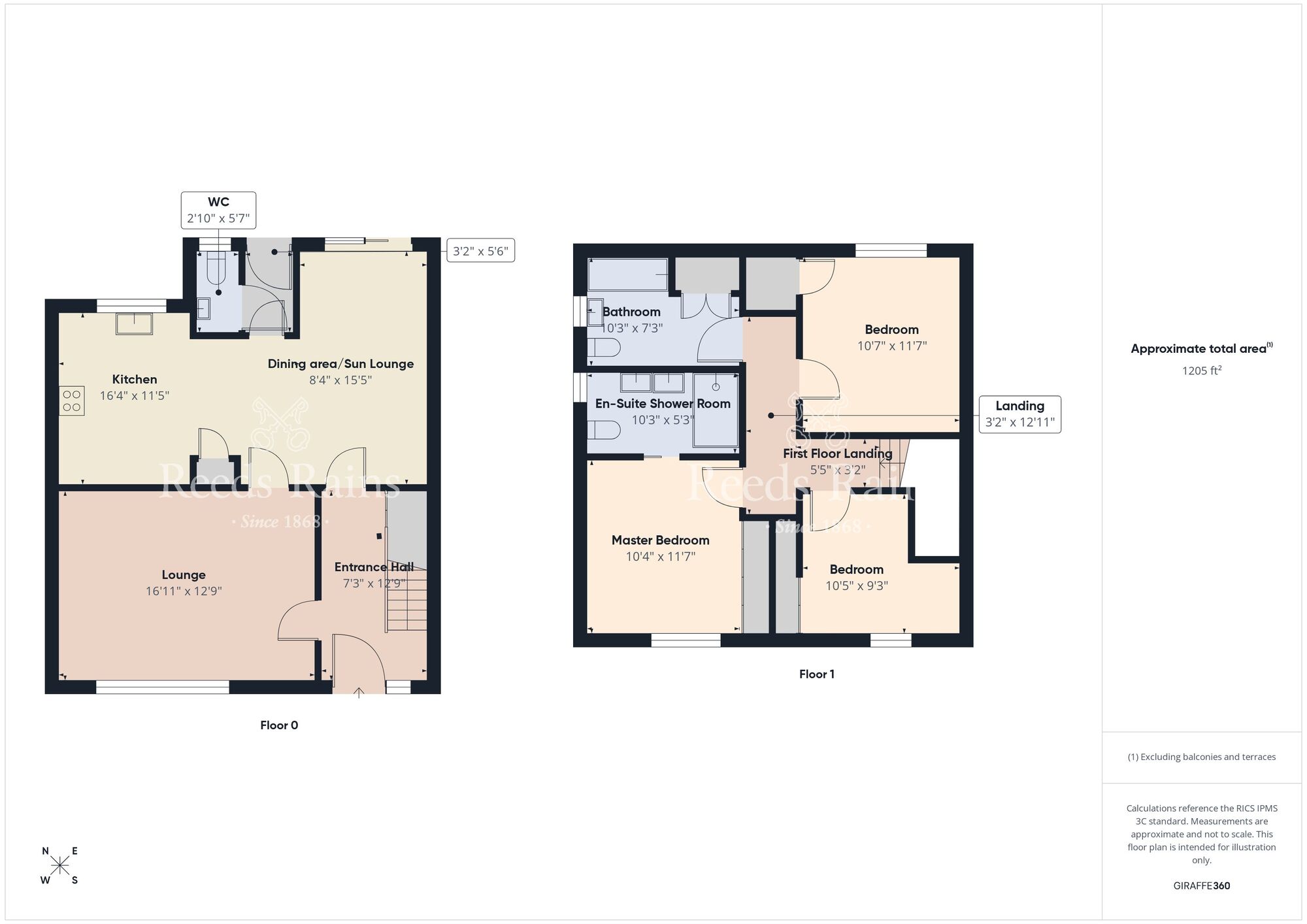 Floorplan of 3 bedroom End Terrace House for sale, The Old Boatyard, Carrickfergus, County Antrim, BT38