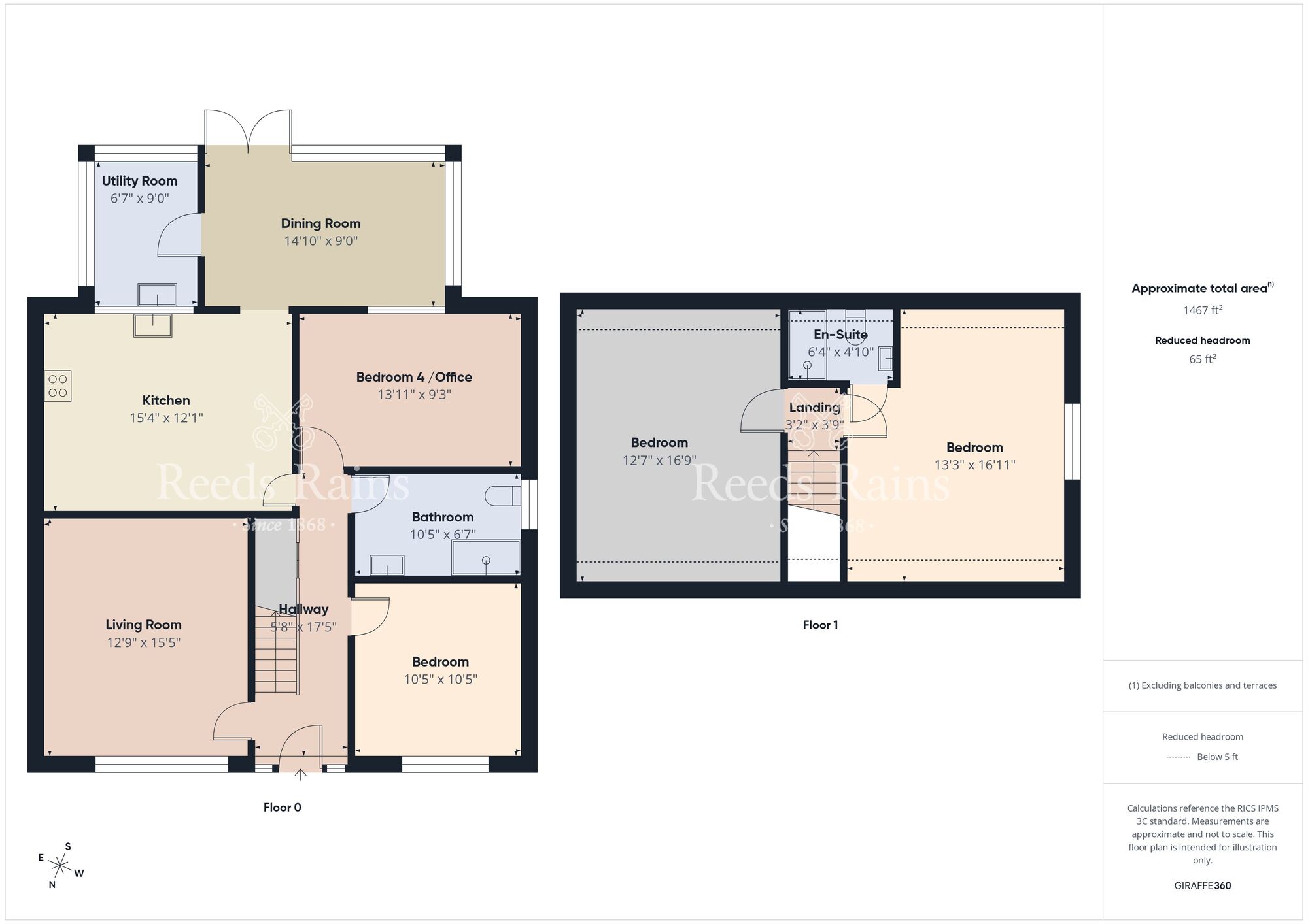 Floorplan of 4 bedroom Detached Bungalow for sale, Baird Close, Carrickfergus, County Antrim, BT38