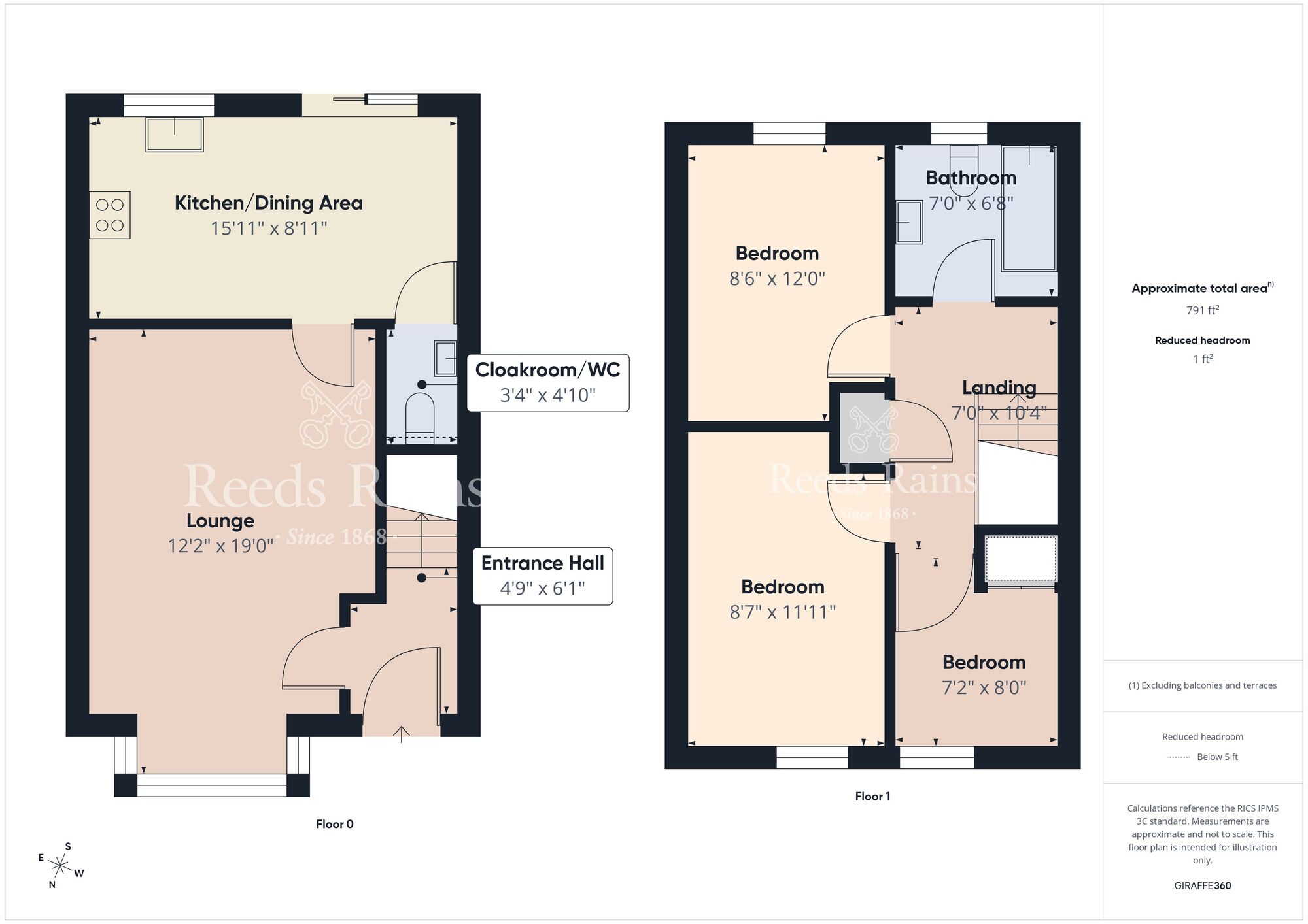 Floorplan of 3 bedroom Semi Detached House for sale, Darby Road, Carrickfergus, County Antrim, BT38