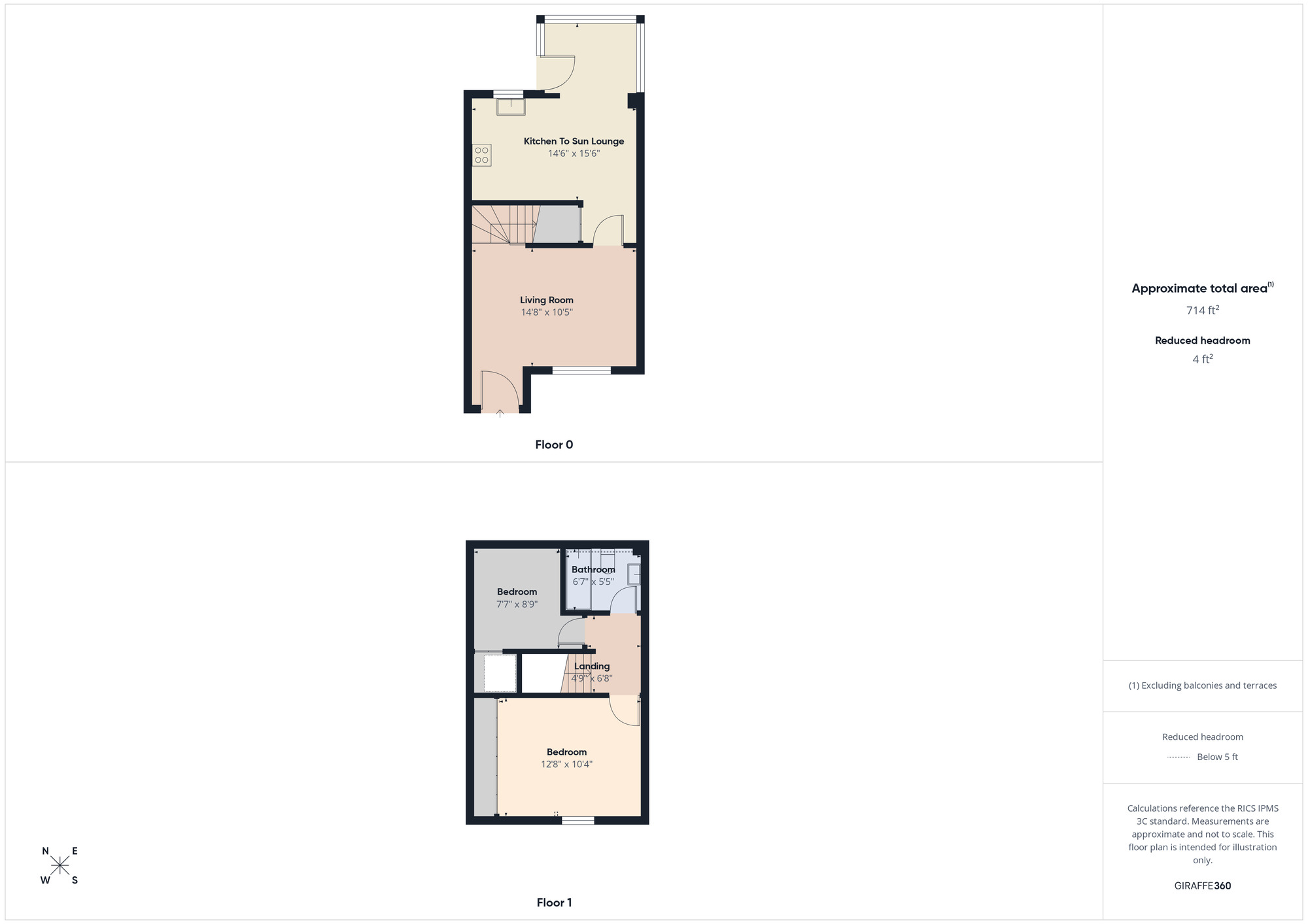 Floorplan of 2 bedroom Mid Terrace House for sale, Minorca Drive, Carrickfergus, County Antrim, BT38