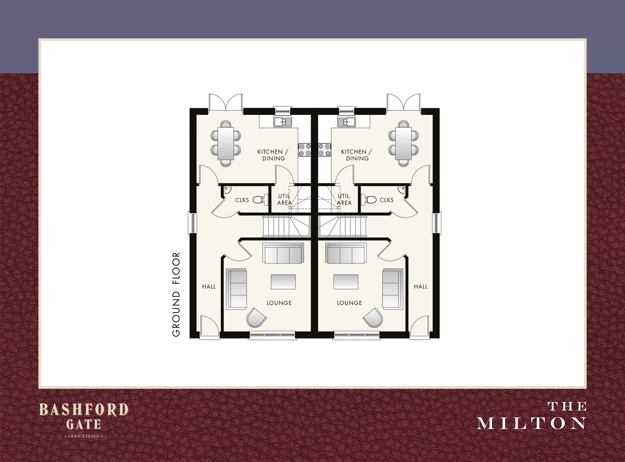 Floorplan of 3 bedroom Semi Detached House for sale, Bashford Gate, Carrickfergus, BT38