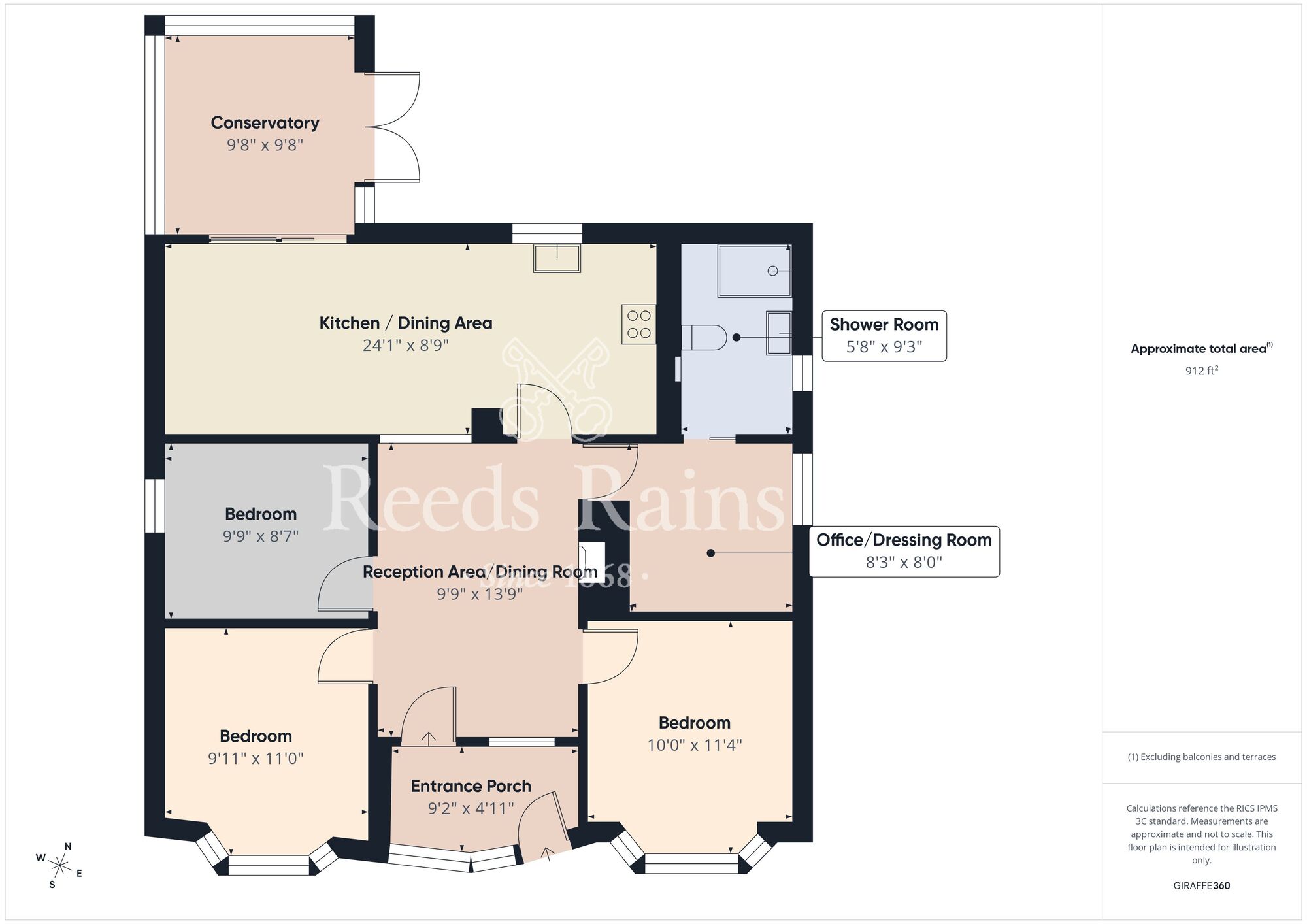 Floorplan of 3 bedroom Detached Bungalow for sale, Larne Road, Carrickfergus, County Antrim, BT38