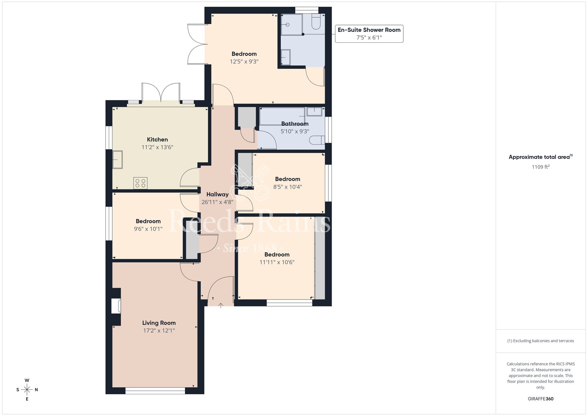 Floorplan of 4 bedroom Detached Bungalow for sale, Mourneview Park, Carrickfergus, County Antrim, BT38