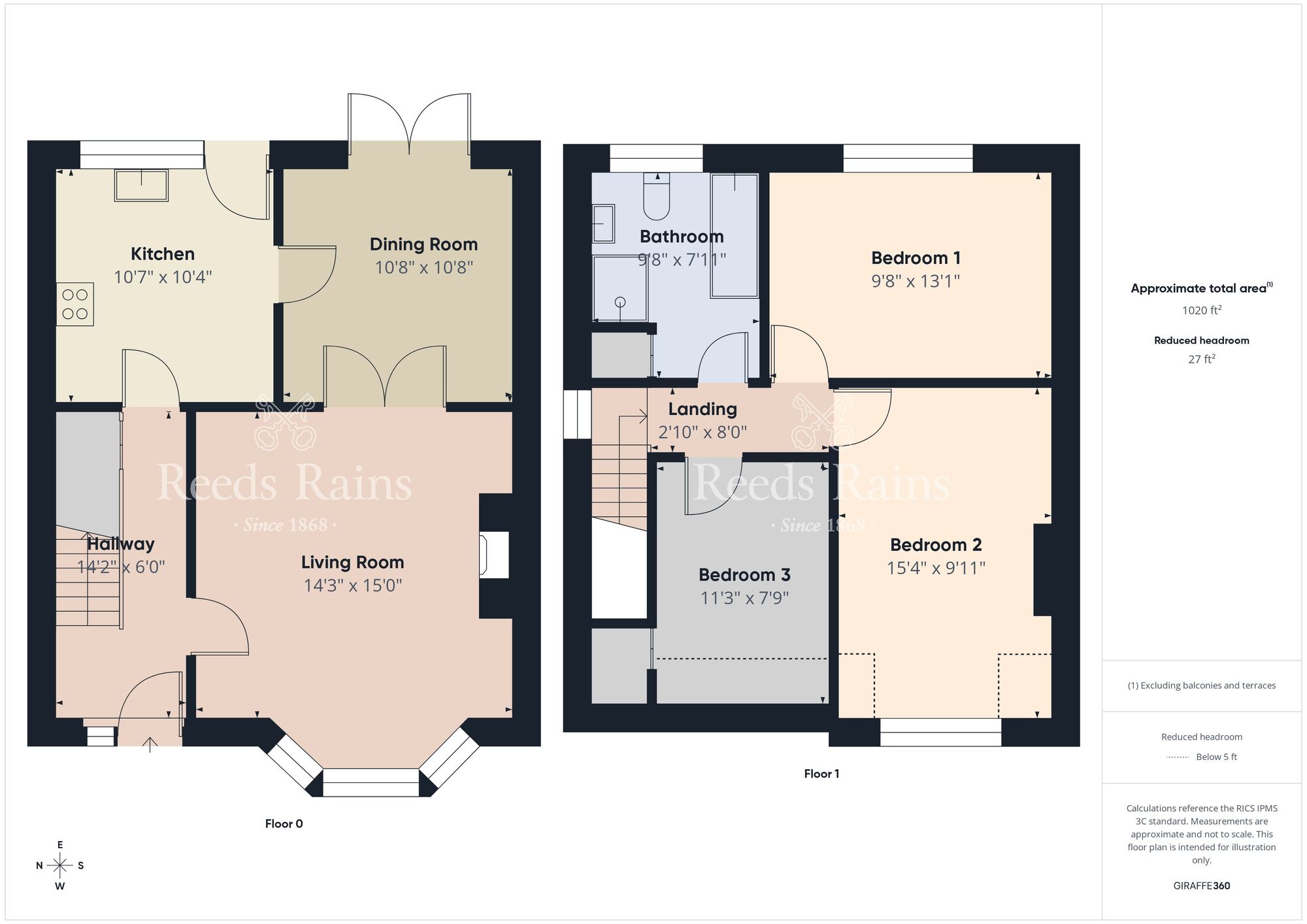 Floorplan of 3 bedroom Semi Detached House for sale, Hillview Drive, Carrickfergus, County Antrim, BT38