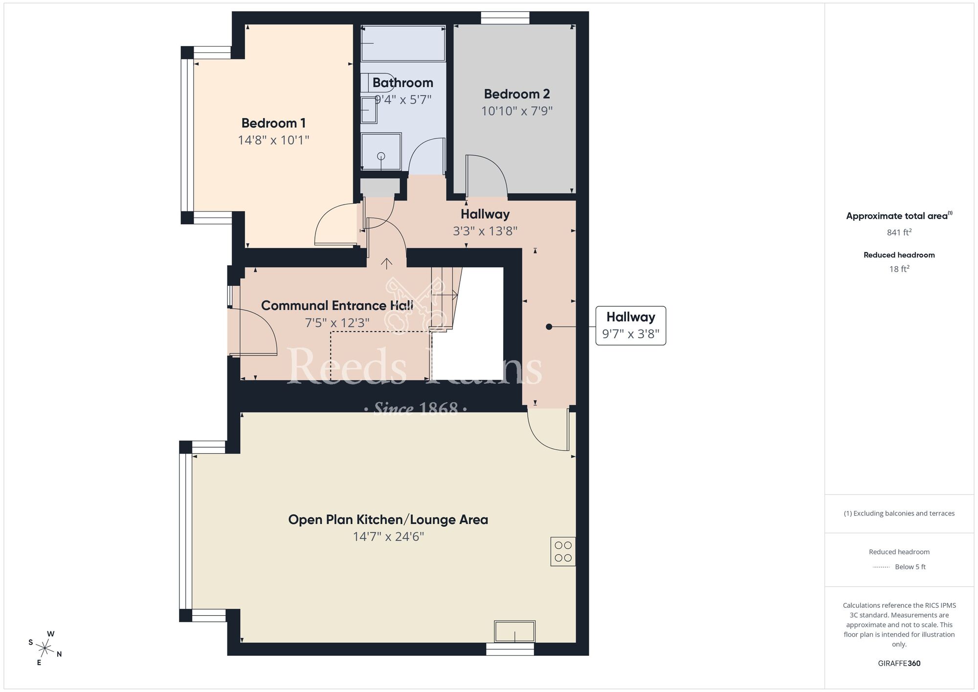 Floorplan of 2 bedroom Flat for sale, Old Shore Road, Carrickfergus, County Antrim, BT38