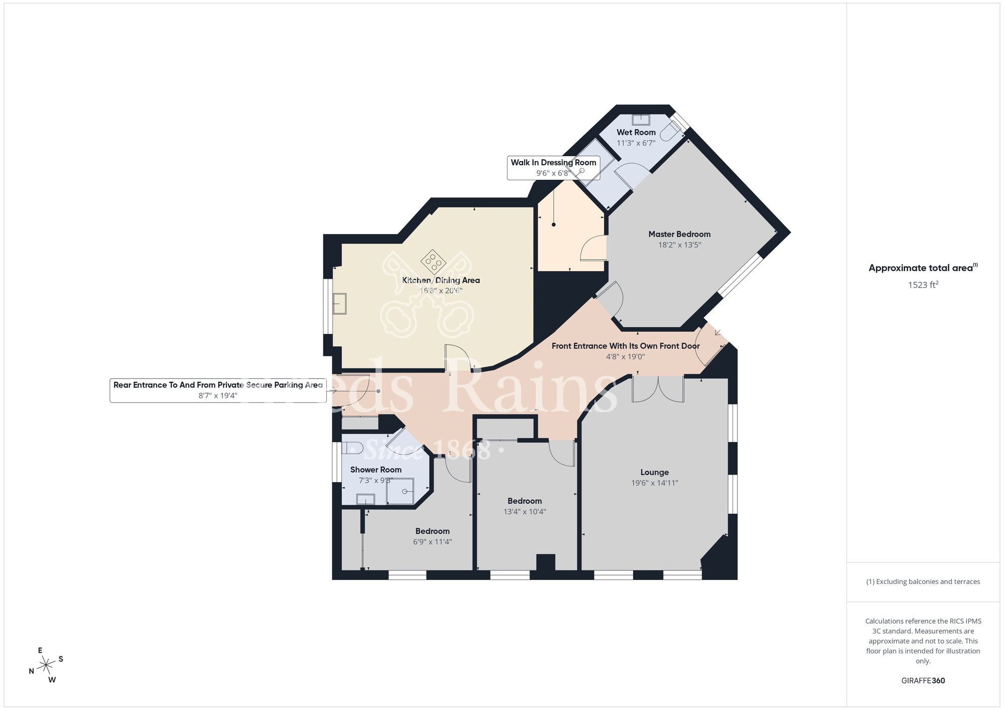 Floorplan of 3 bedroom Flat for sale, Quayside, Carrickfergus, County Antrim, BT38