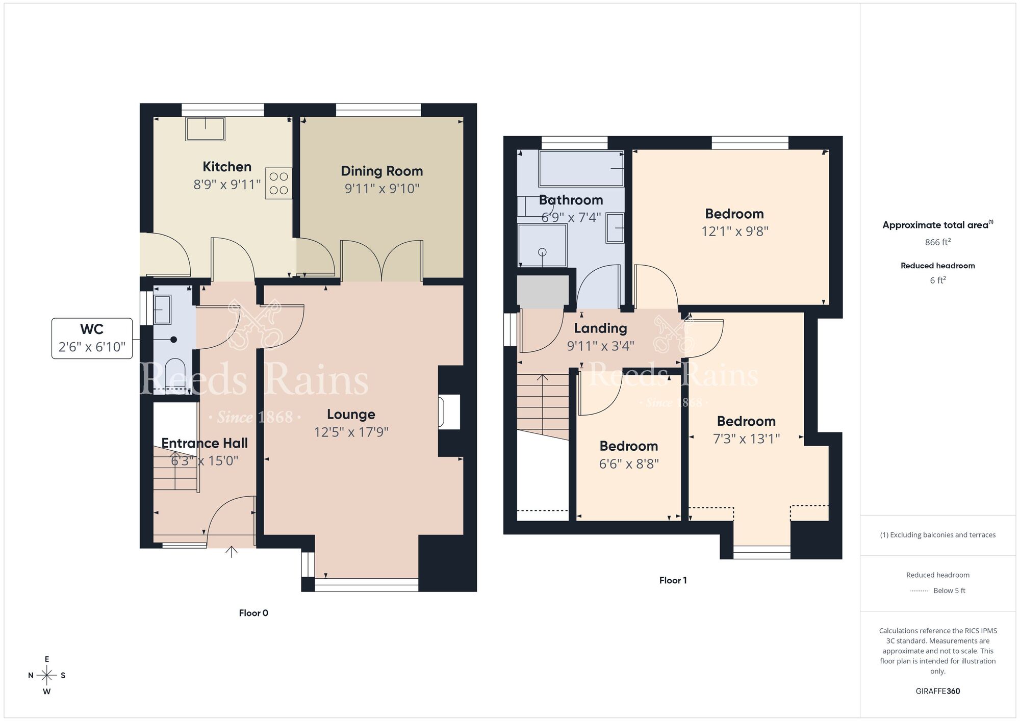 Floorplan of 3 bedroom Semi Detached House for sale, Tudor Park, Carrickfergus, County Antrim, BT38