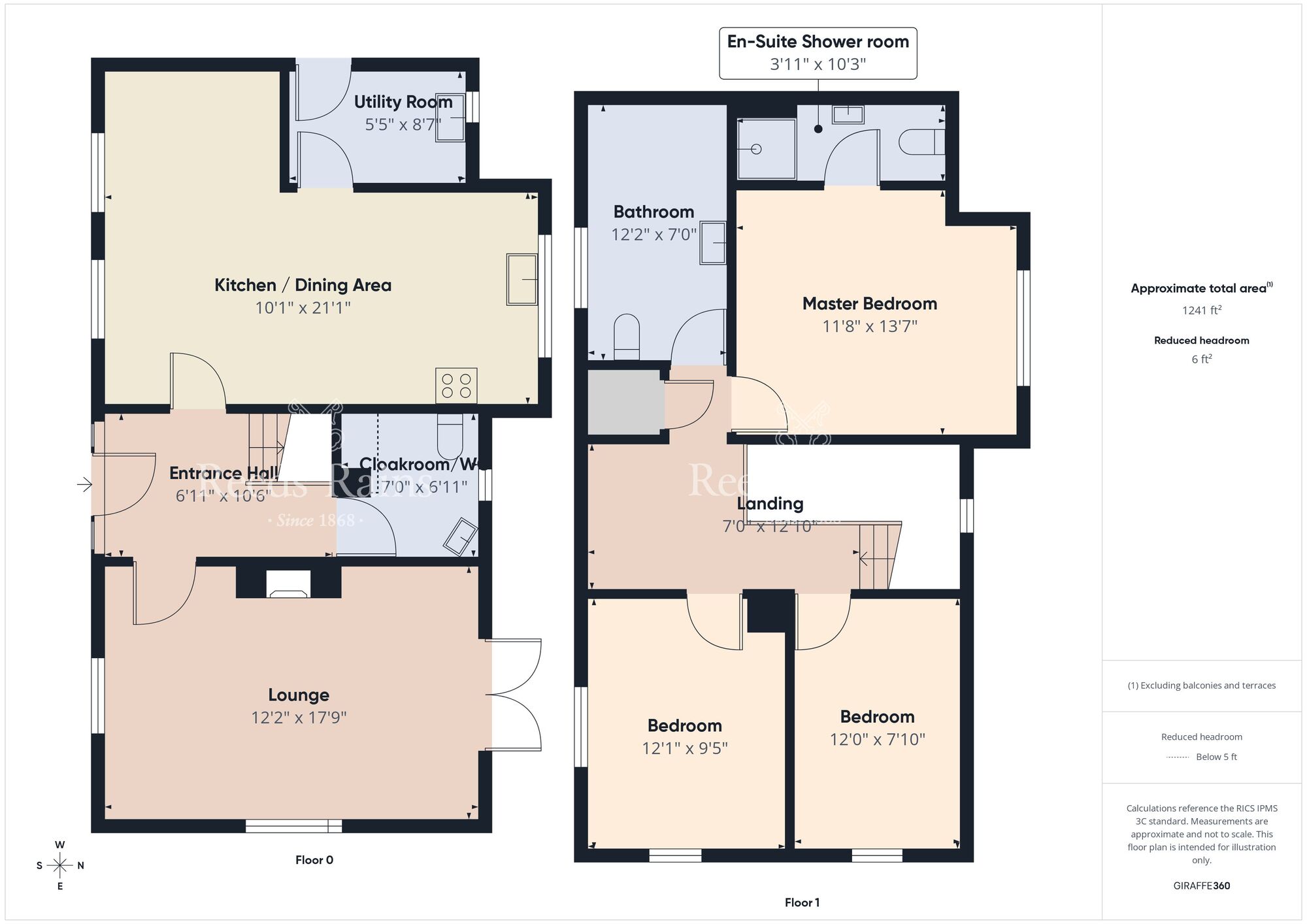 Floorplan of 3 bedroom Detached House for sale, Ros-Na-Righ, Islandmagee, County Antrim, BT40