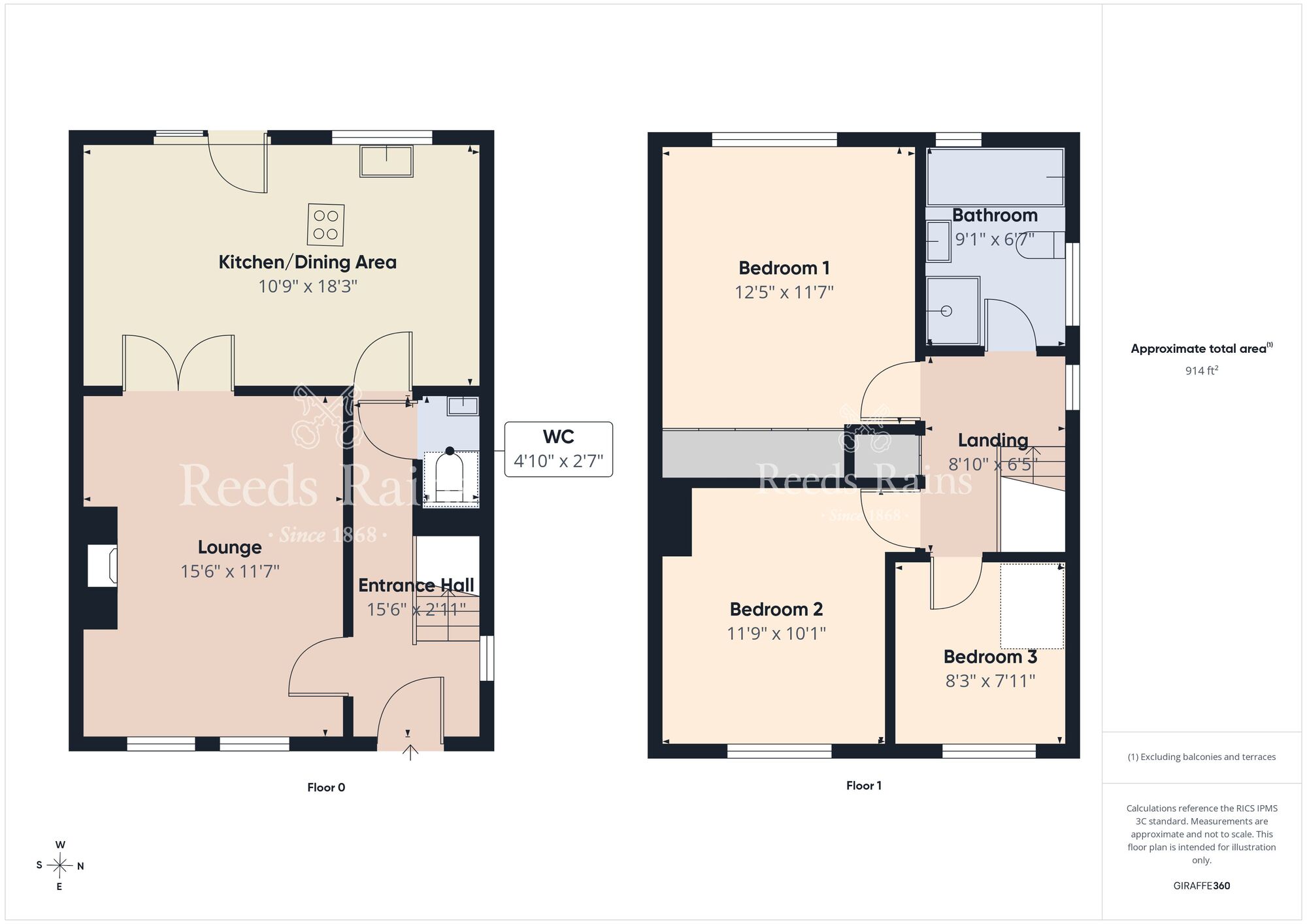 Floorplan of 3 bedroom Semi Detached House for sale, Copperwood Drive, Carrickfergus, County Antrim, BT38