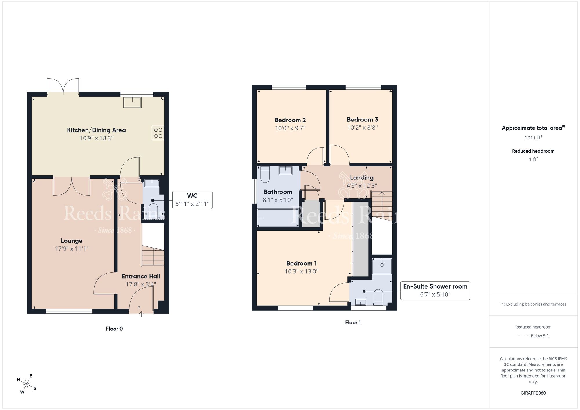 Floorplan of 3 bedroom Semi Detached House for sale, Rhanbuoy Mews, Carrickfergus, County Antrim, BT38