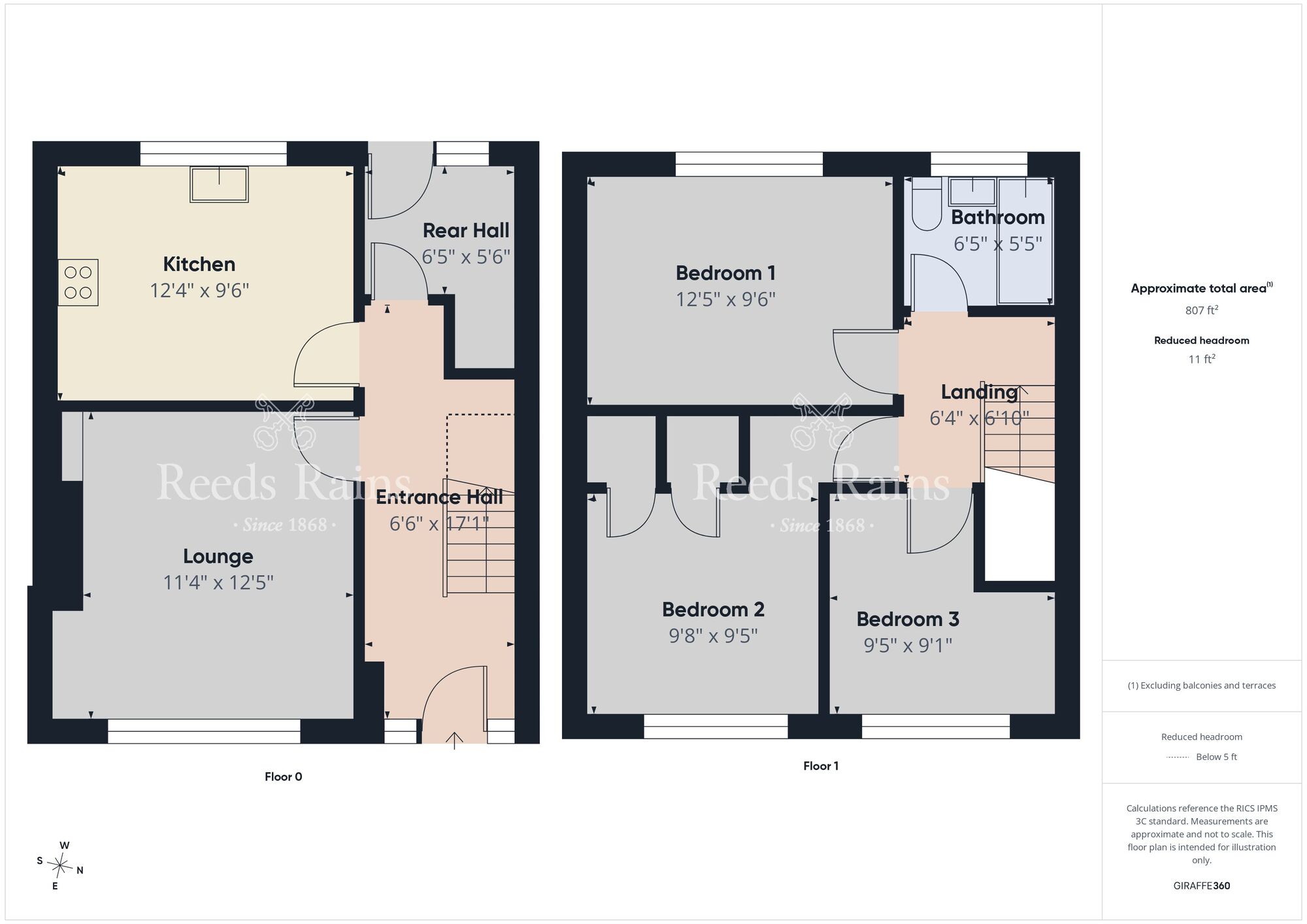Floorplan of 3 bedroom End Terrace House for sale, West Street, Ballycarry, County Antrim, BT38