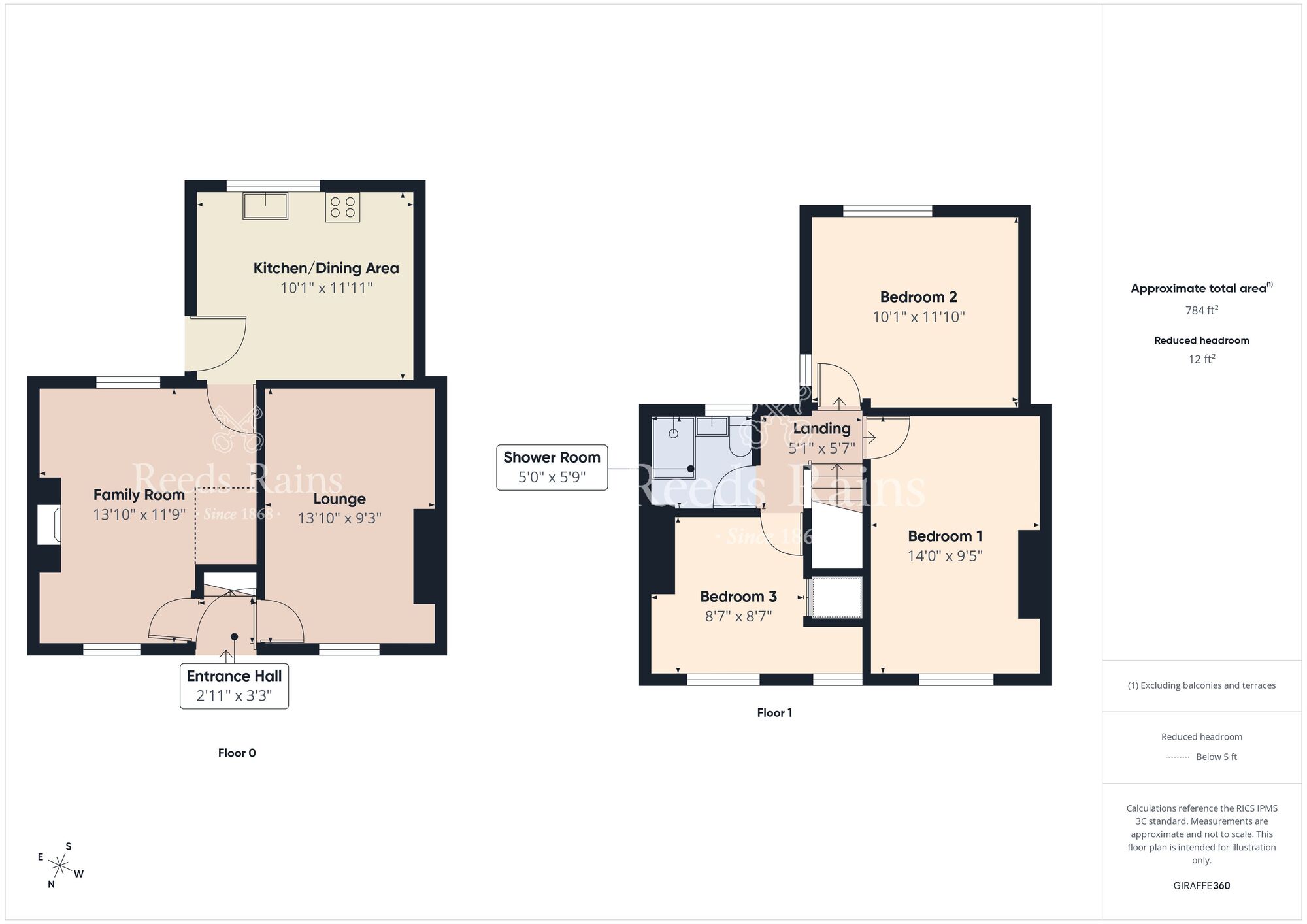 Floorplan of 3 bedroom Mid Terrace House for sale, Boneybefore, Carrickfergus, County Antrim, BT38
