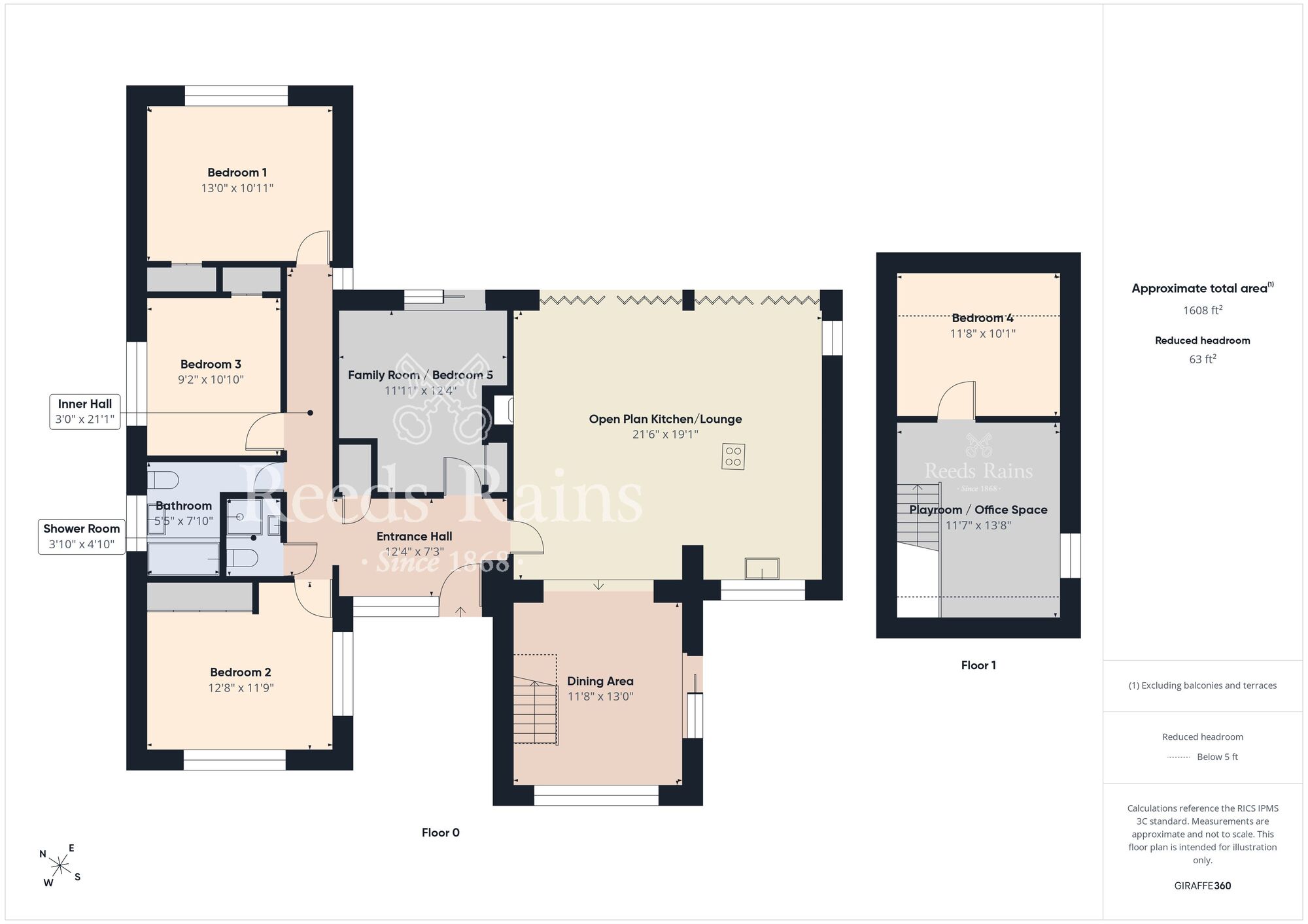 Floorplan of 5 bedroom Detached House for sale, Princess Park, Whitehead, County Antrim, BT38