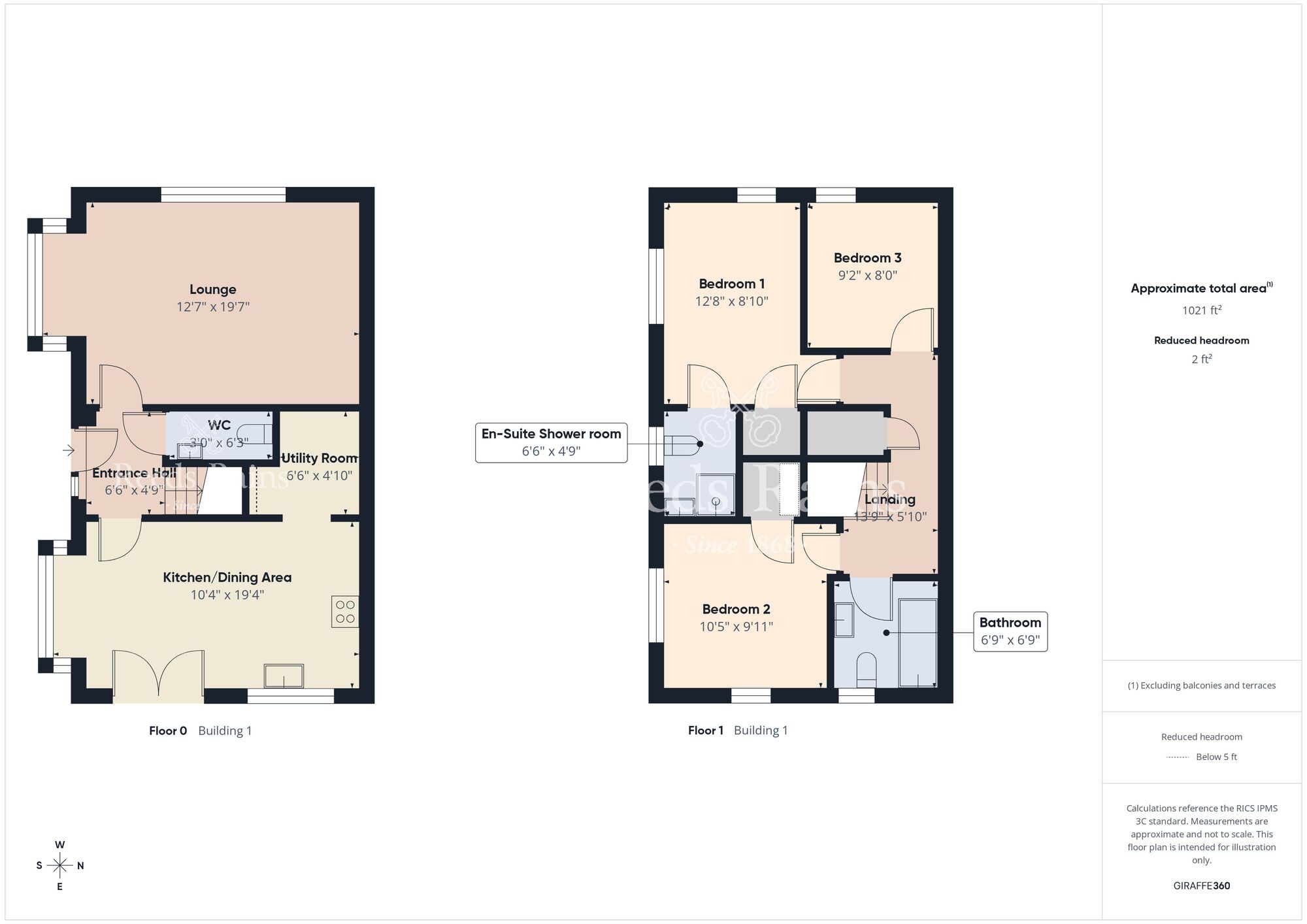 Floorplan of 3 bedroom Detached House for sale, Rose Place, Reids Road, Larne, BT40