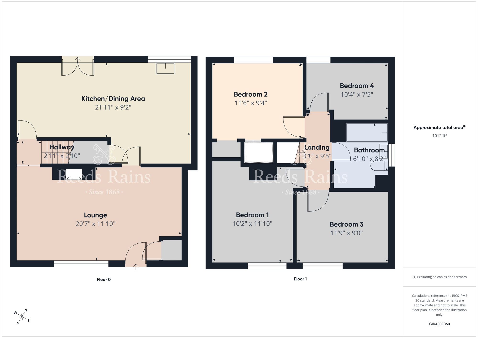 Floorplan of 4 bedroom Semi Detached House for sale, Carnroe Drive, Greenisland, County Antrim, BT38